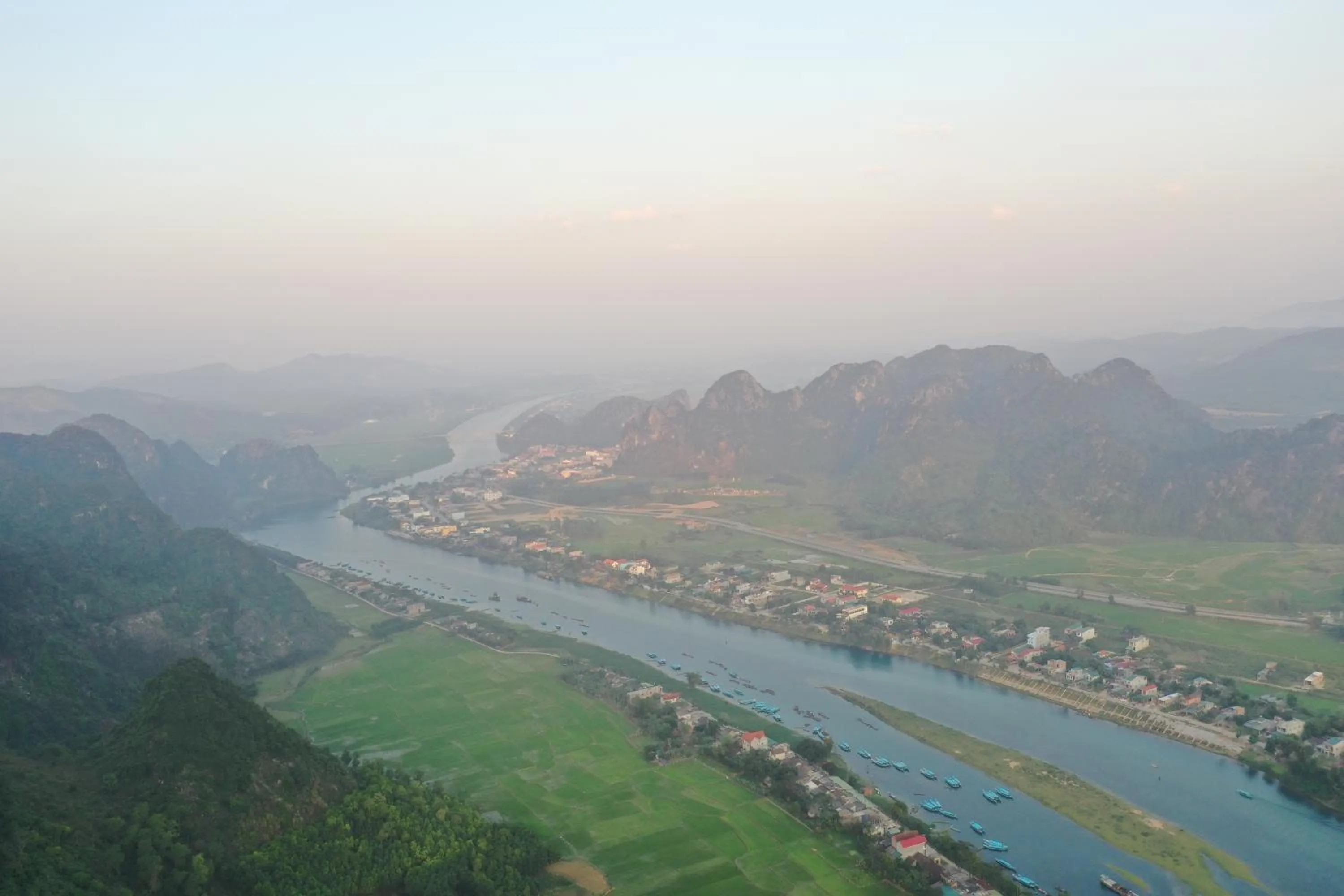 Bird's eye view in Carambola Bungalow