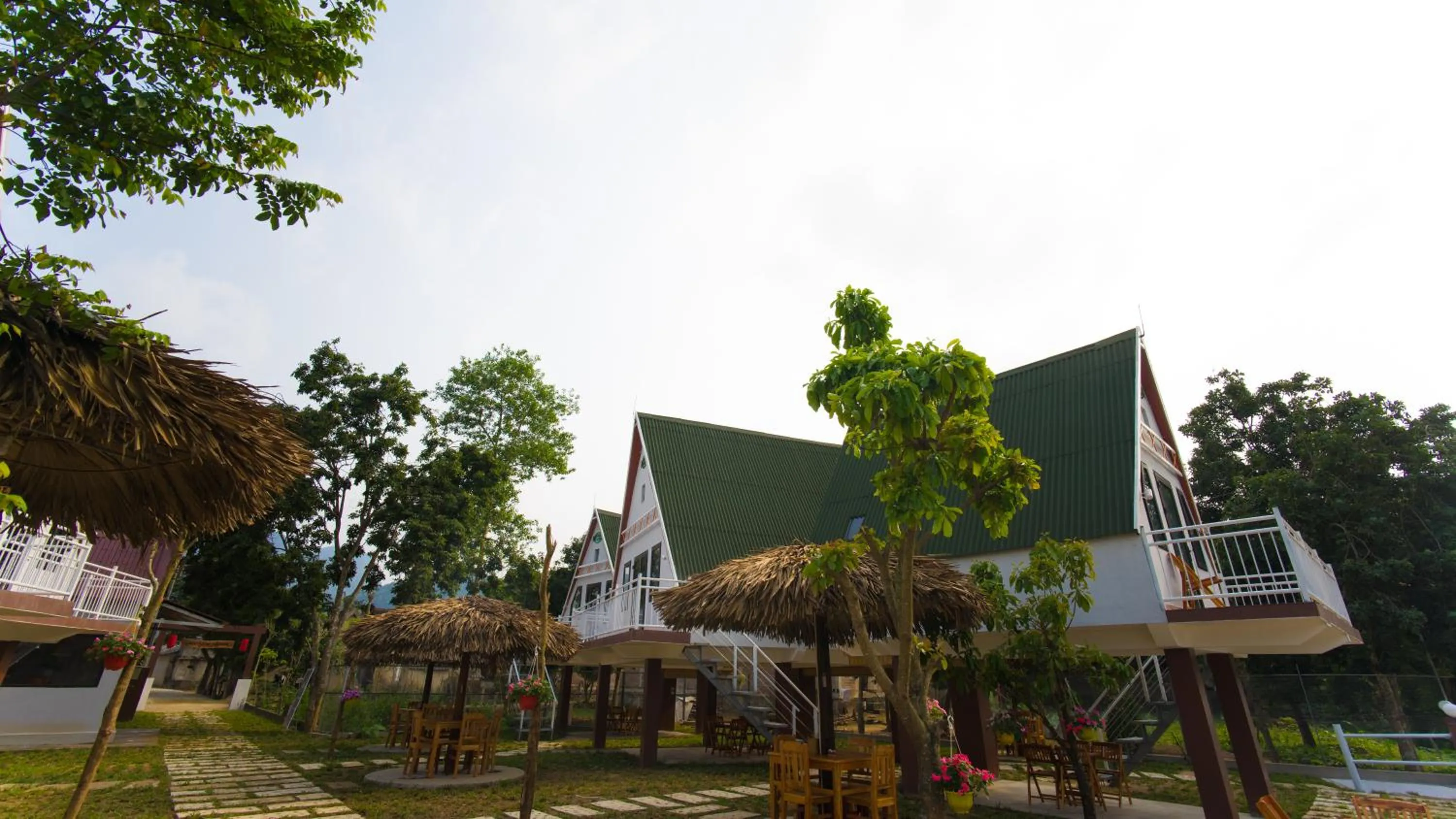Garden view in Carambola Bungalow