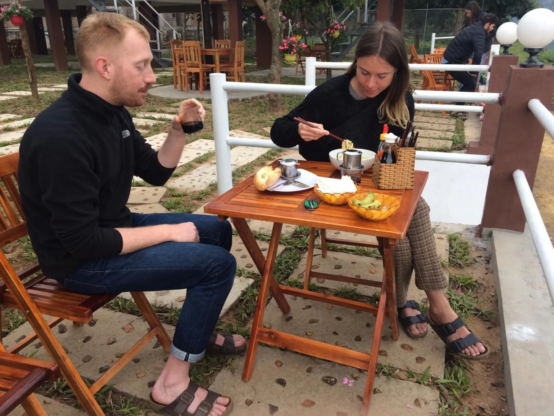 Breakfast in Carambola Bungalow