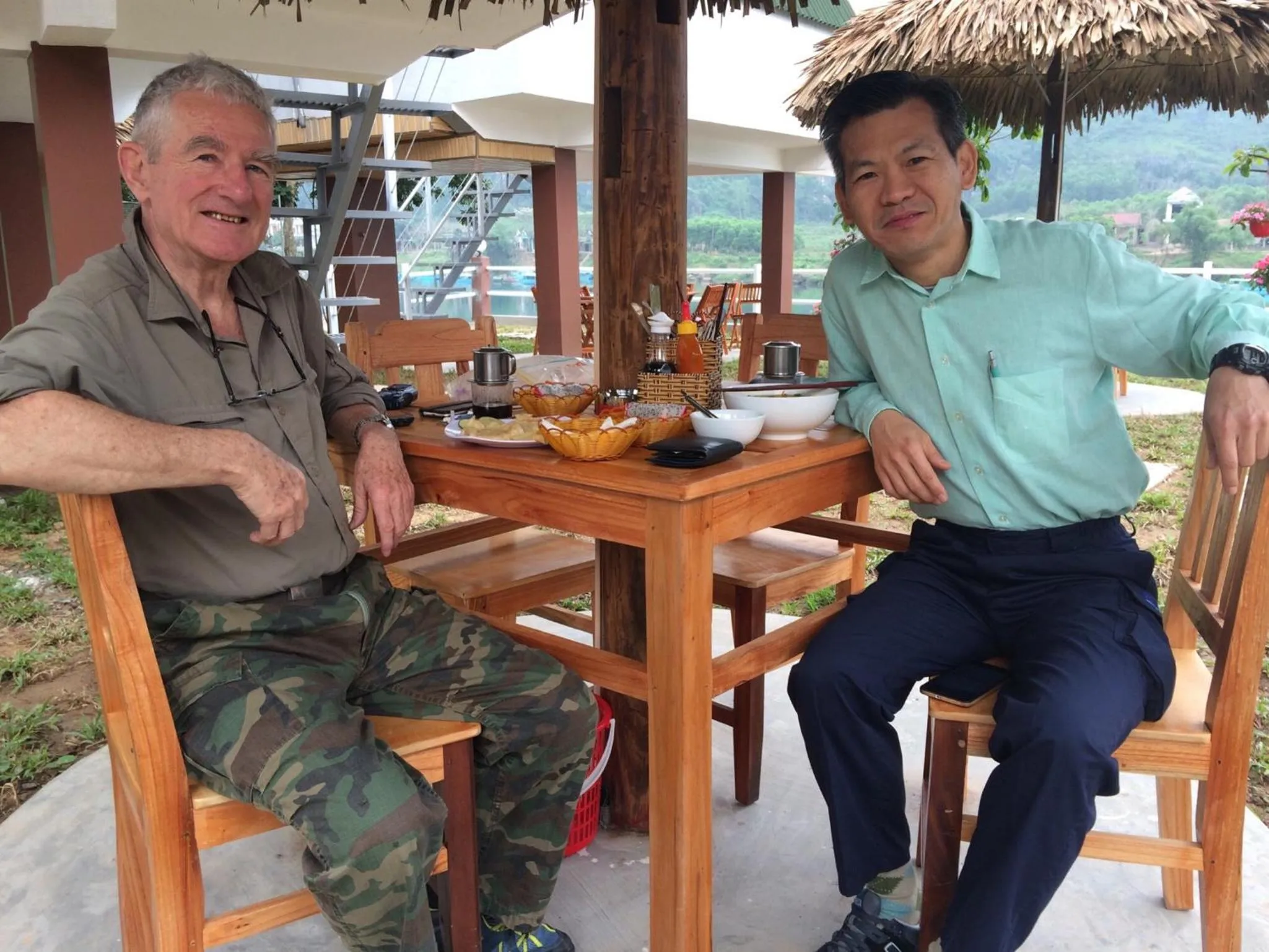 Buffet breakfast in Carambola Bungalow