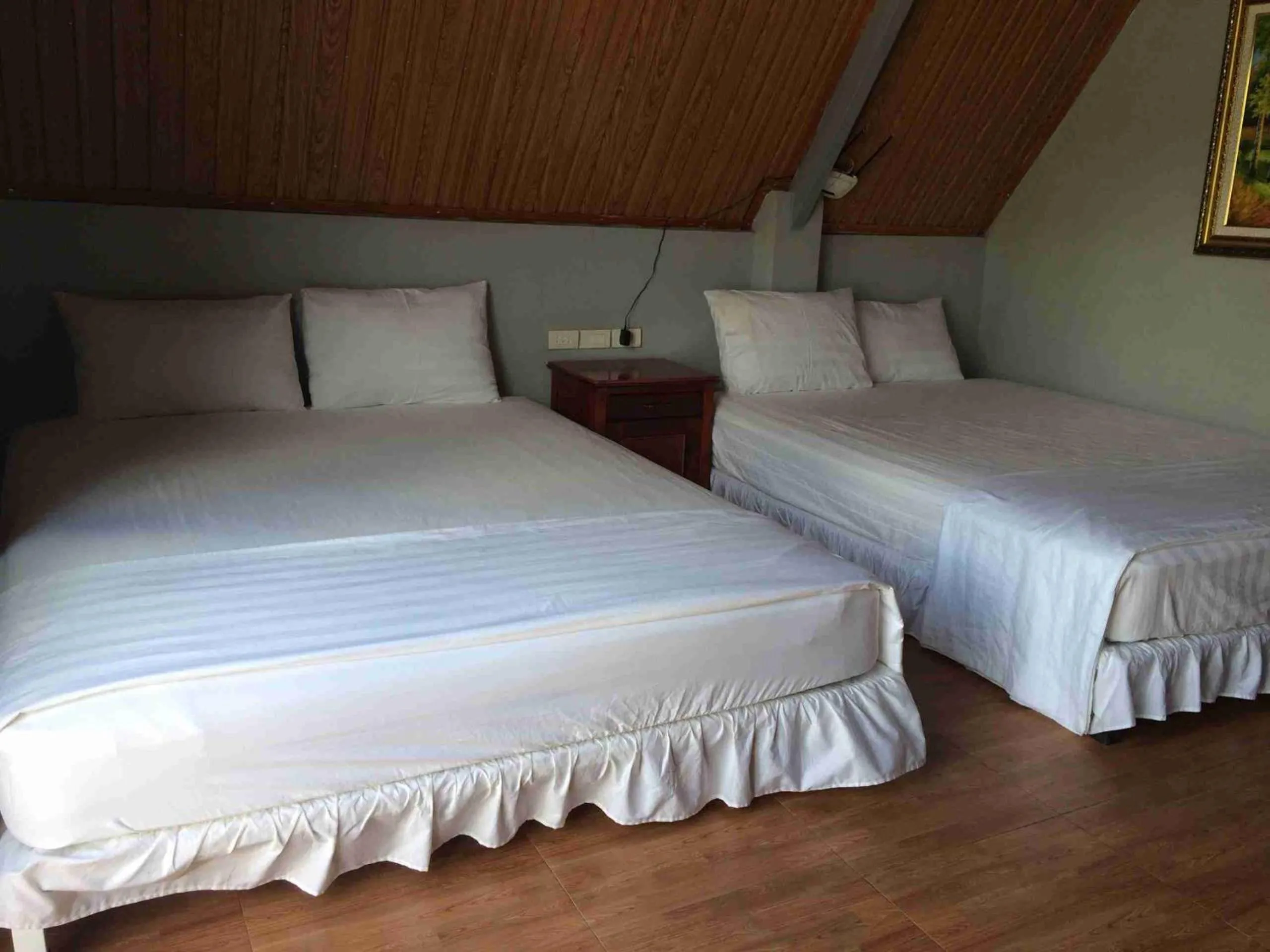 Bed in Carambola Bungalow