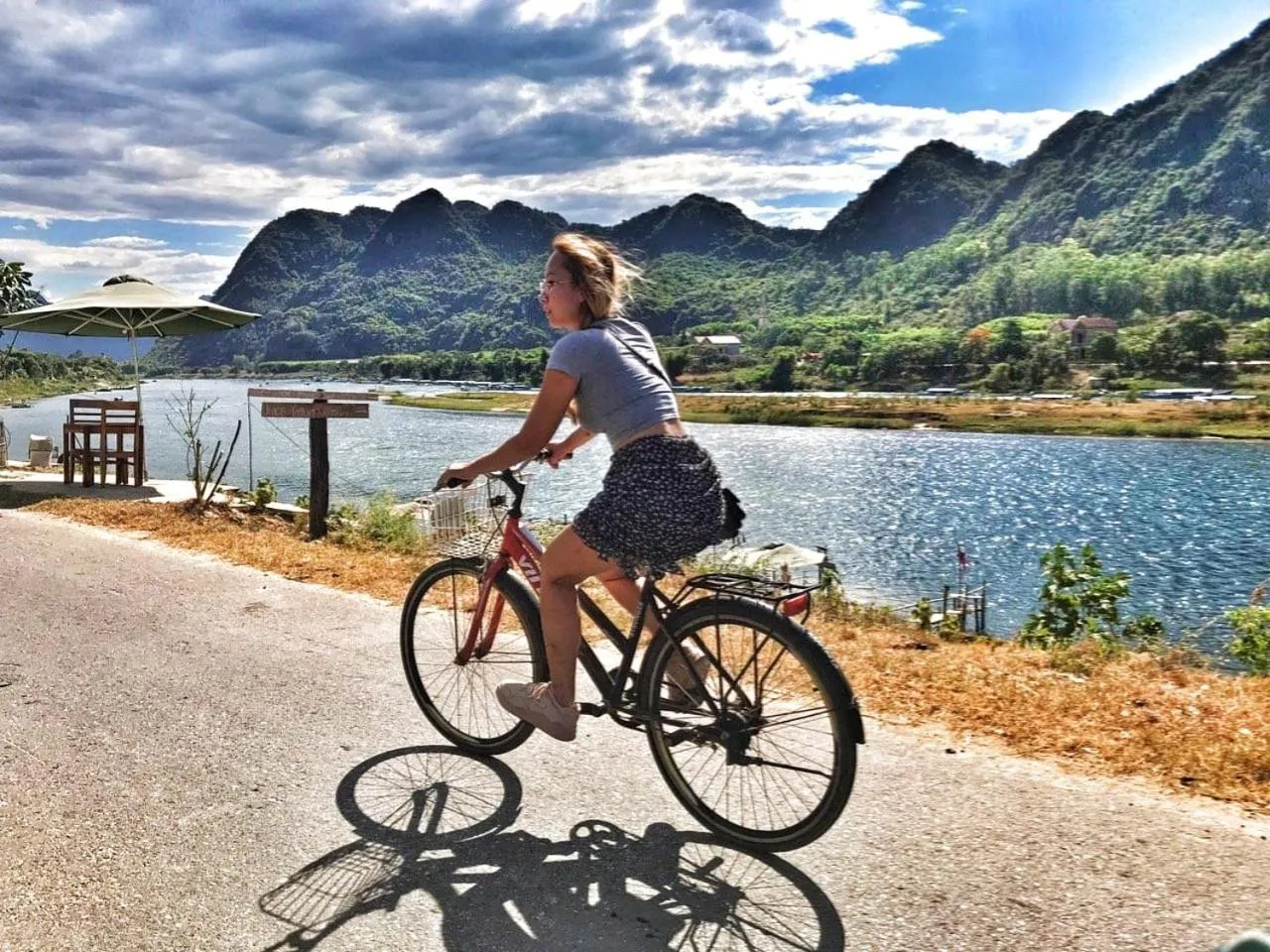 Cycling in Carambola Bungalow