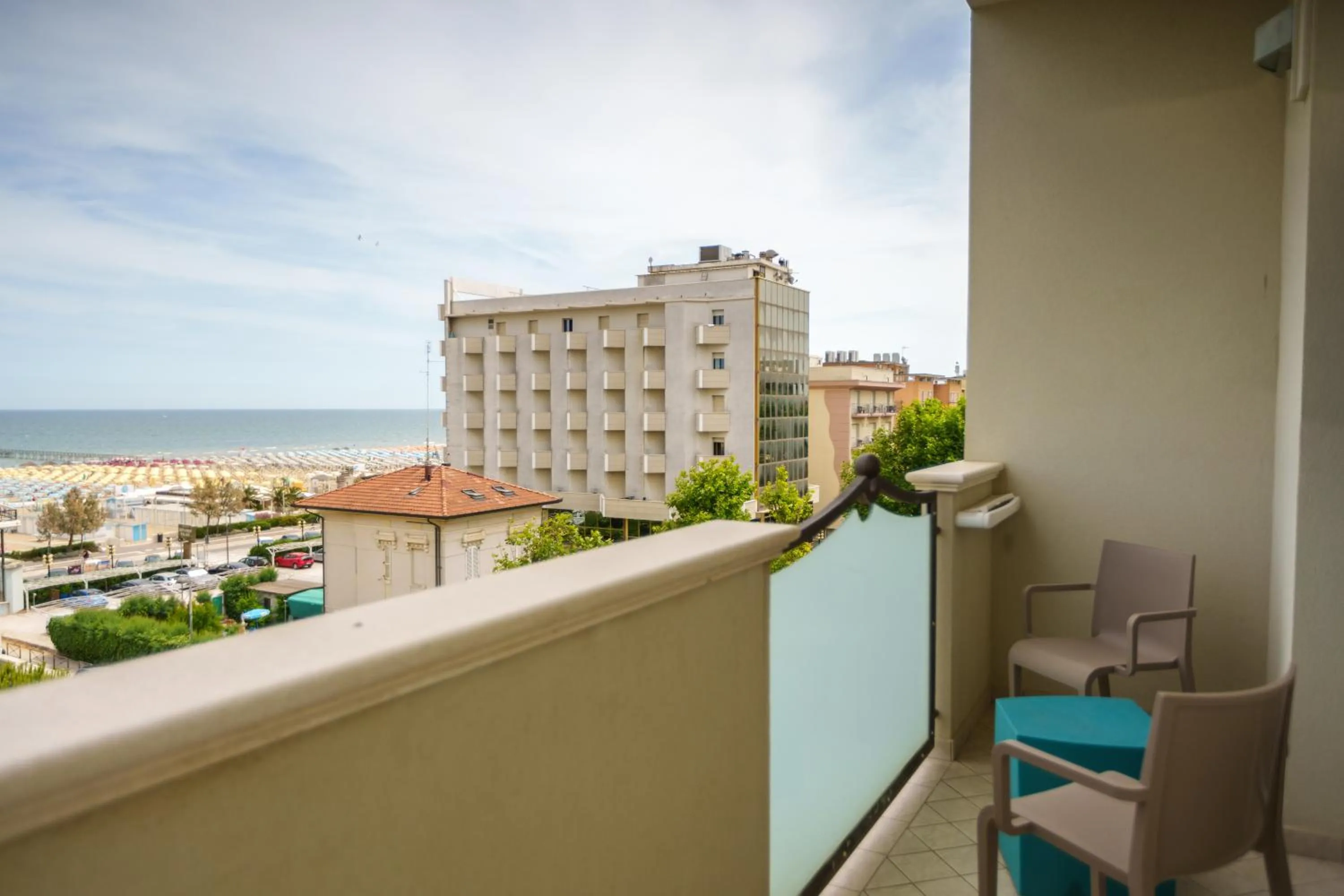 Balcony/Terrace in Hotel Rex Rimini