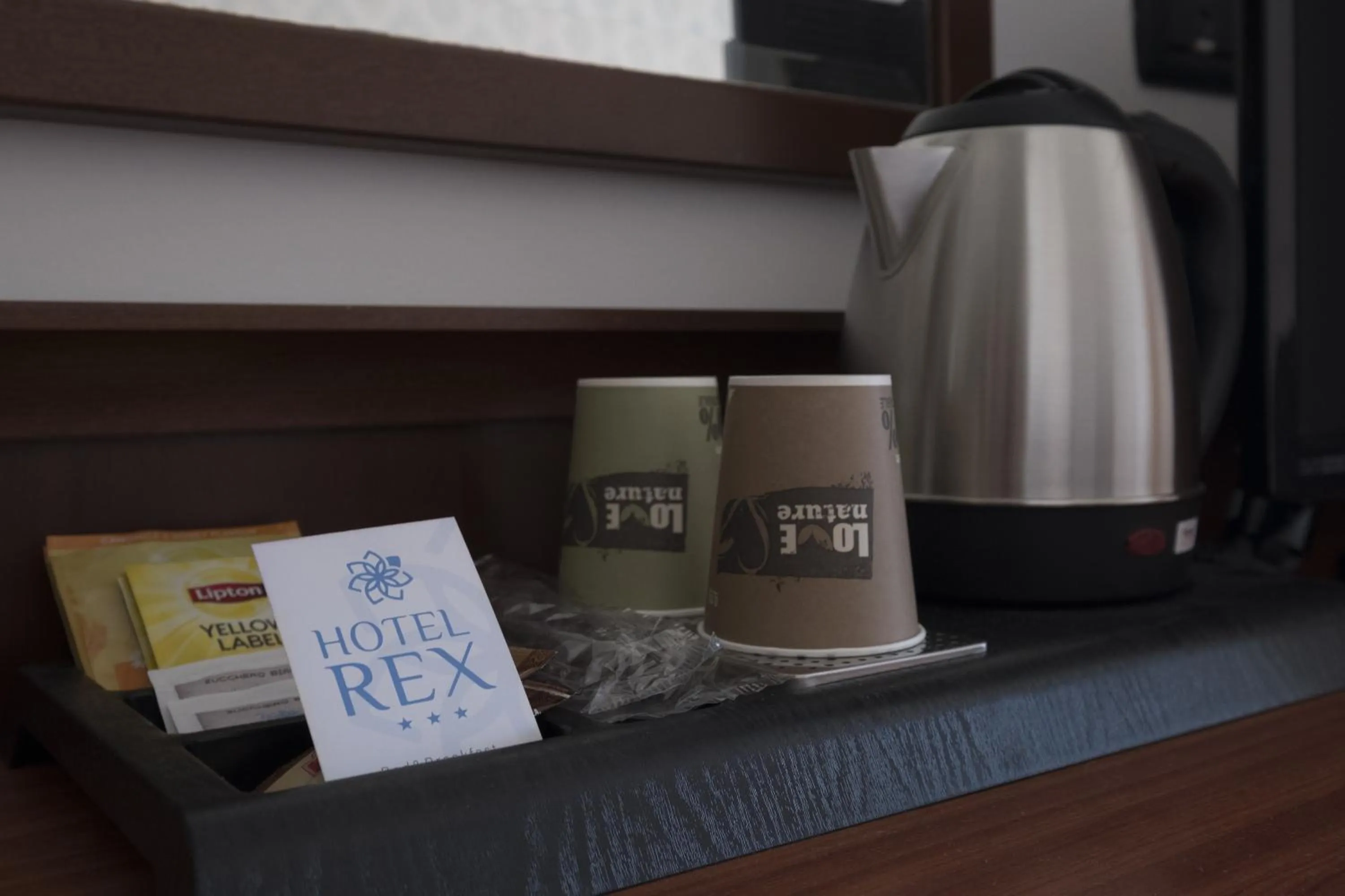 Coffee/tea facilities in Hotel Rex Rimini