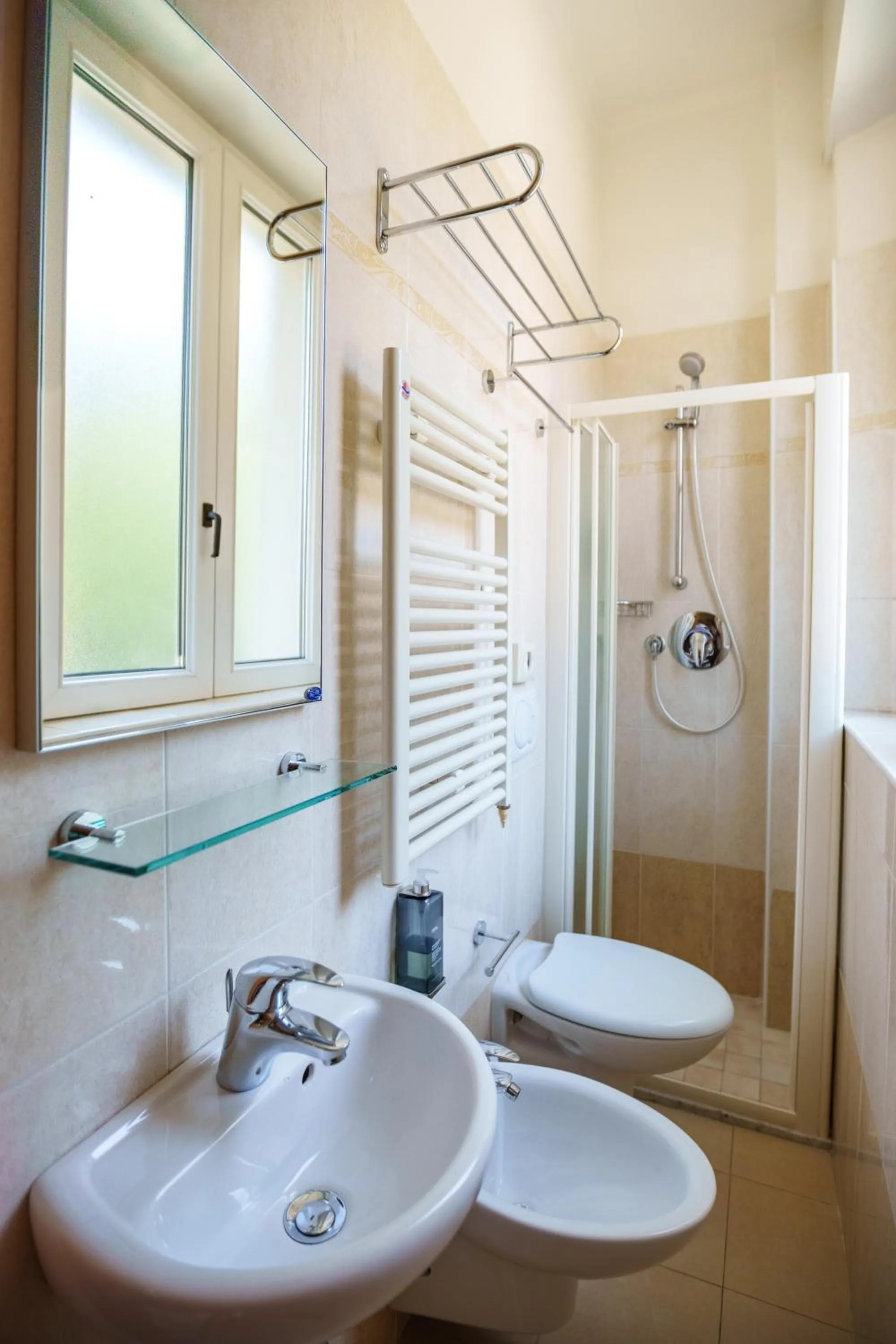 Toilet in Hotel Rex Rimini