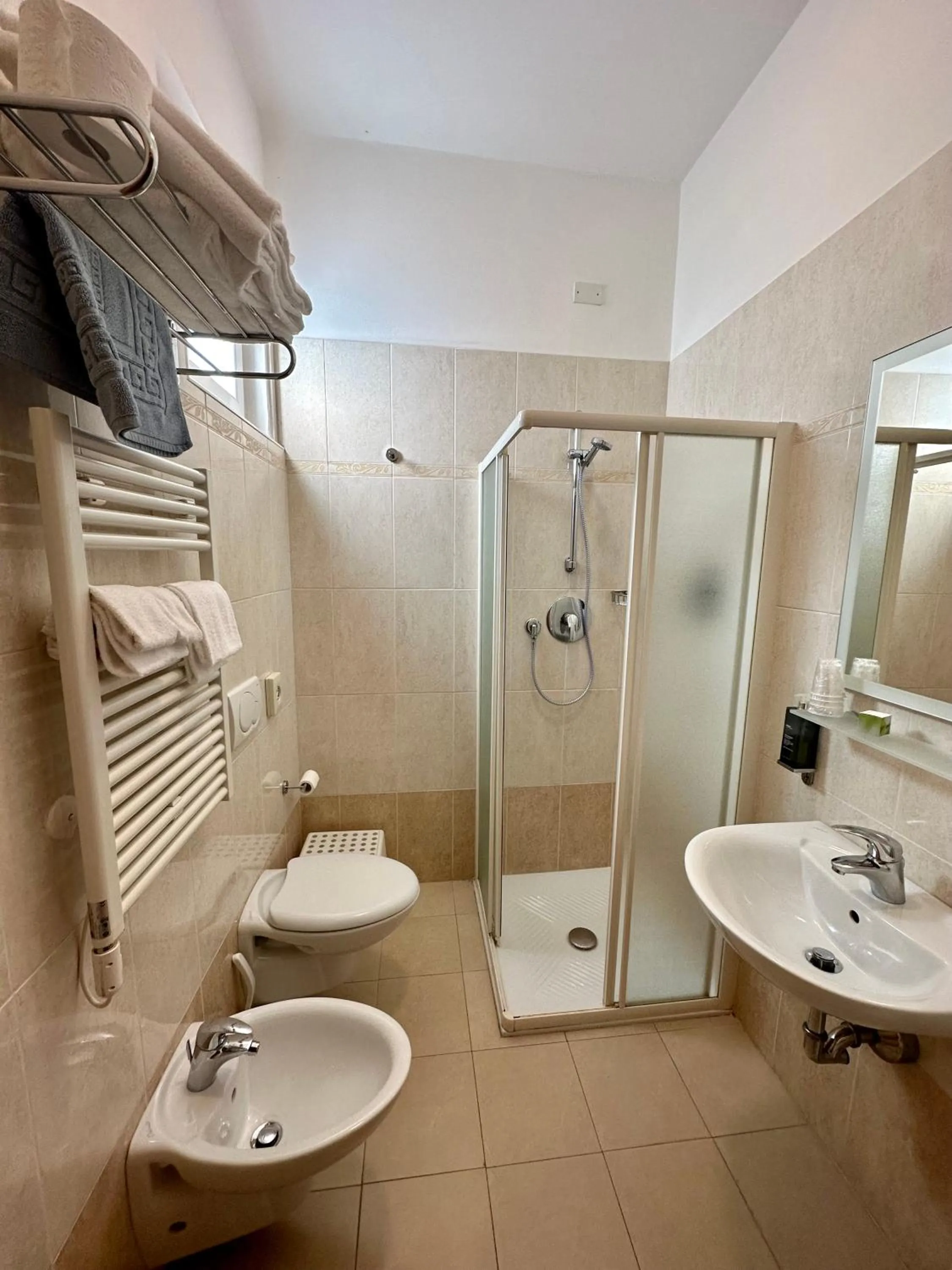 Toilet in Hotel Rex Rimini