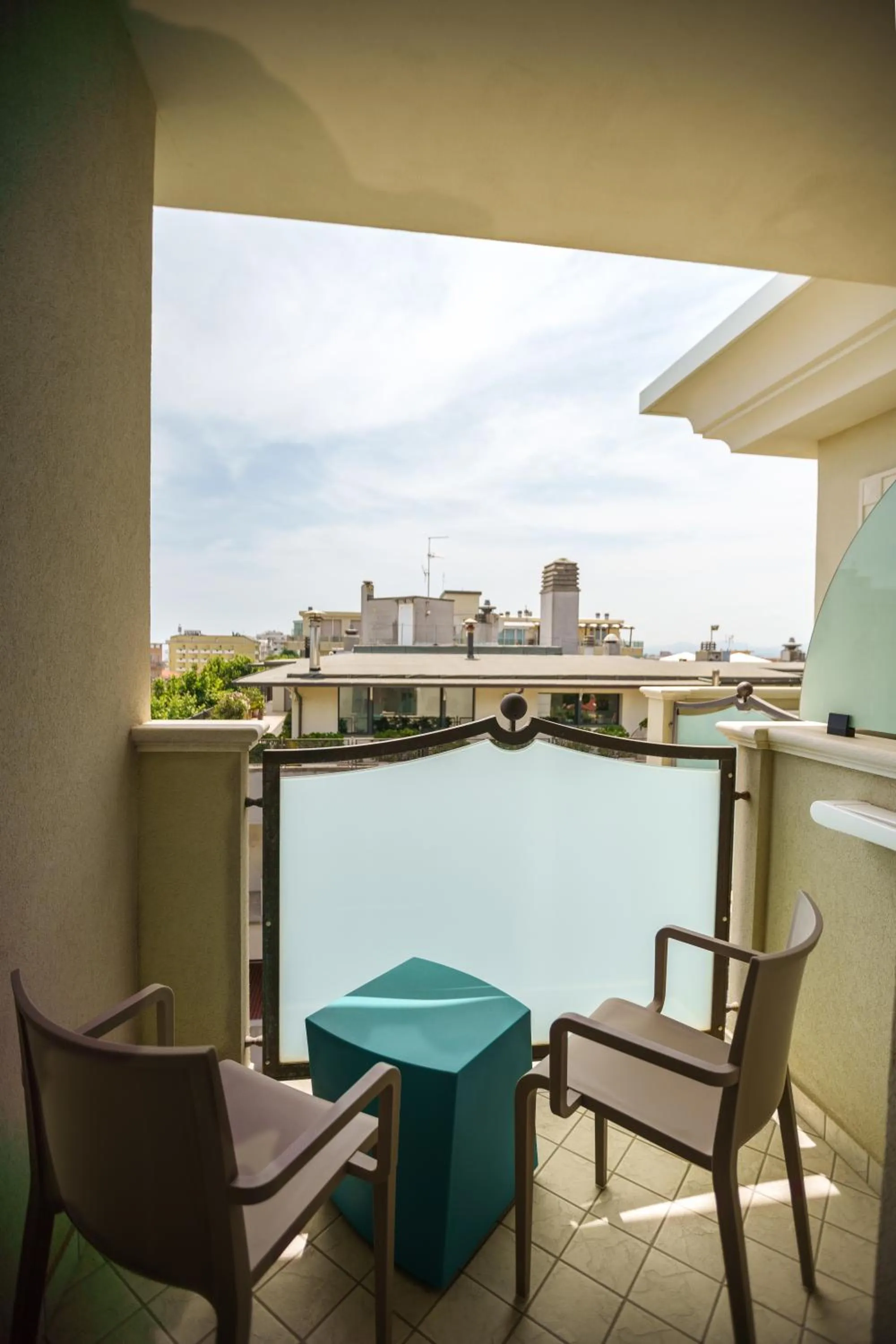 Balcony/Terrace in Hotel Rex Rimini