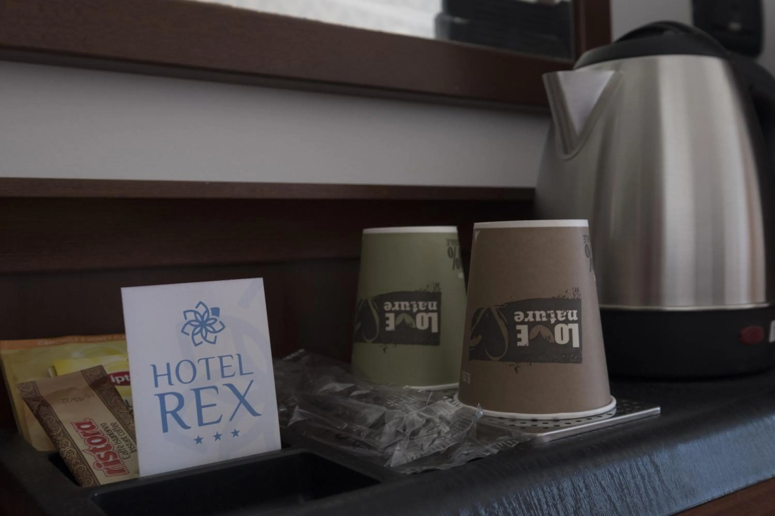 Coffee/tea facilities in Hotel Rex Rimini