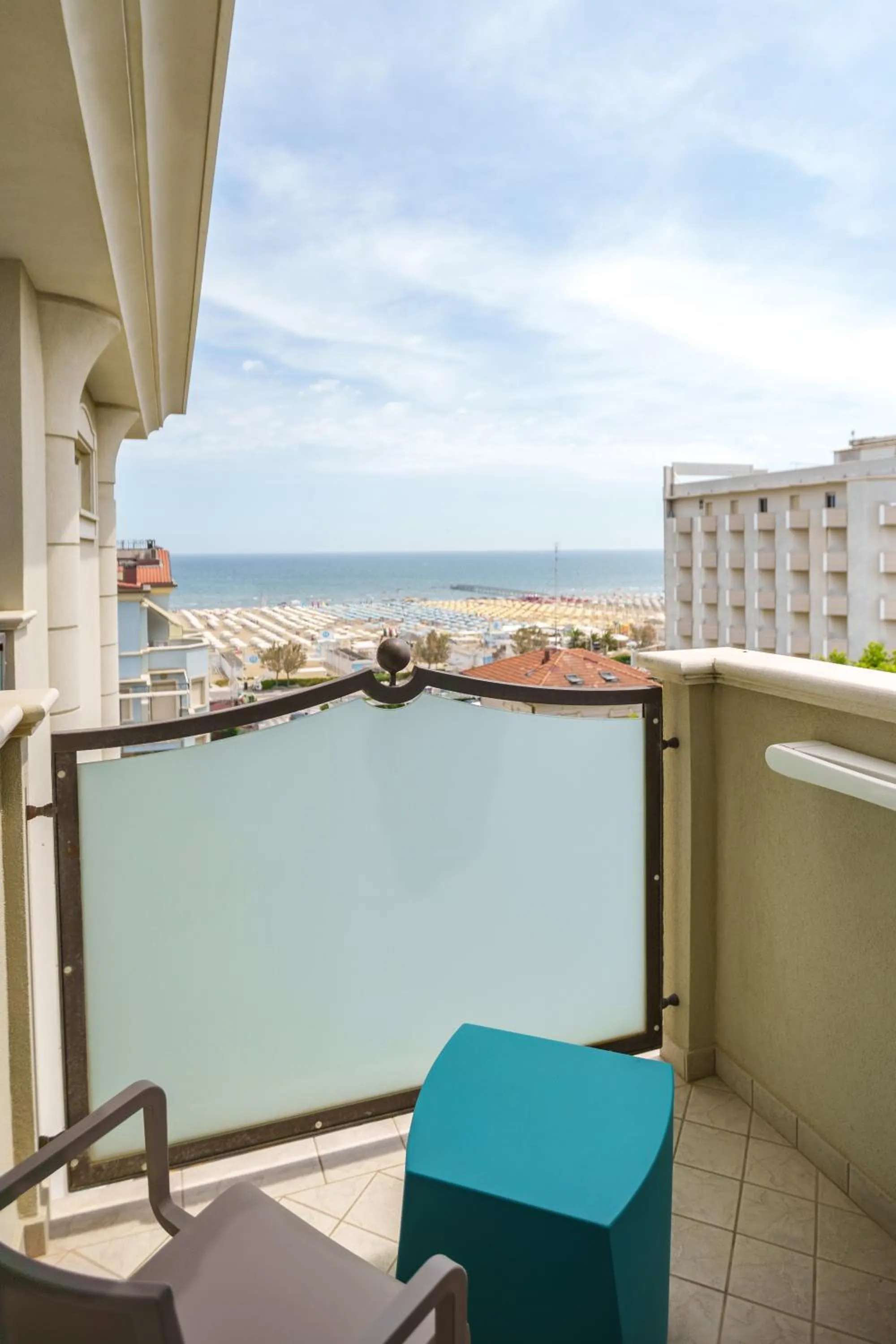 Balcony/Terrace in Hotel Rex Rimini