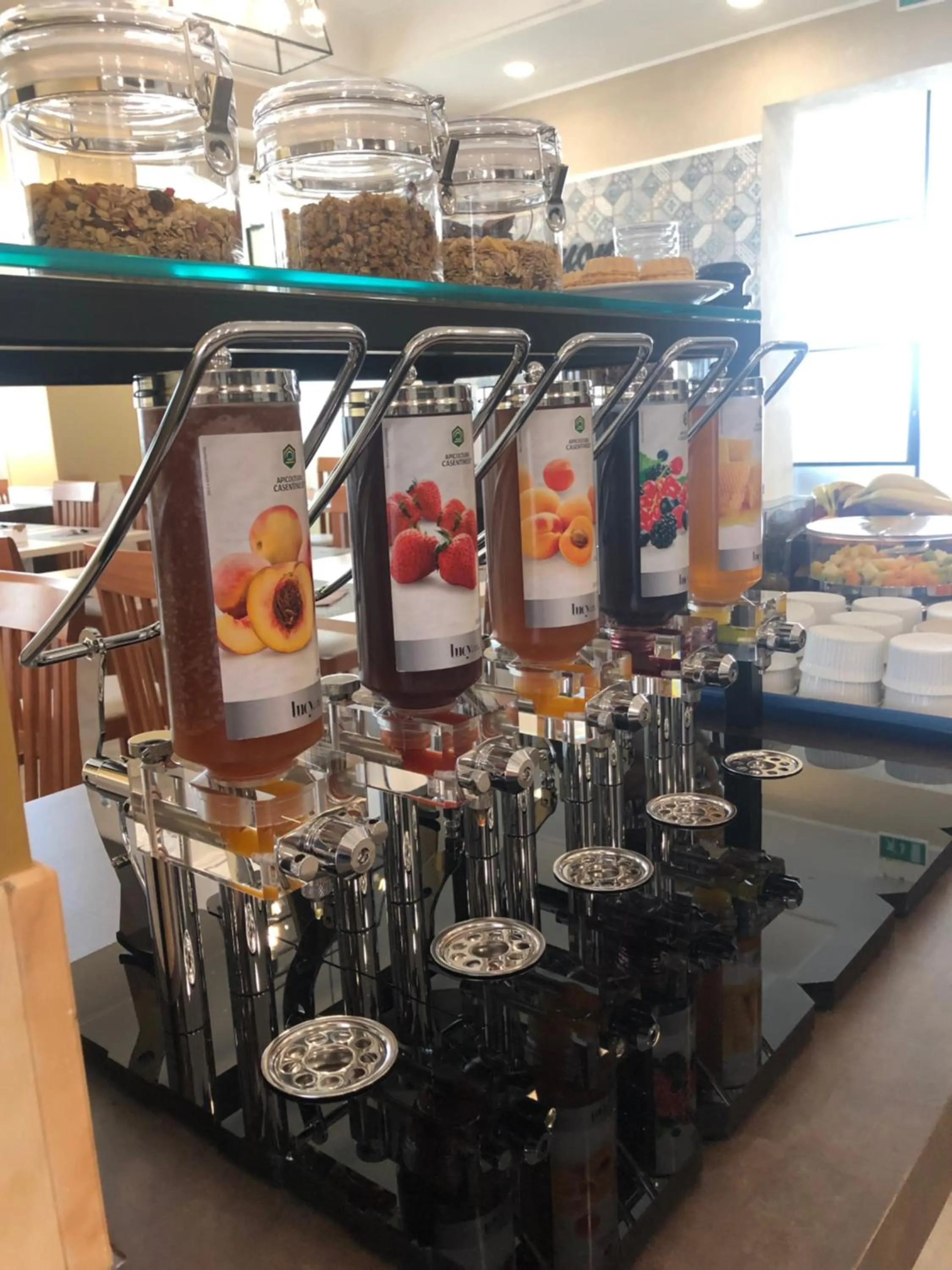 Continental breakfast in Hotel Rex Rimini