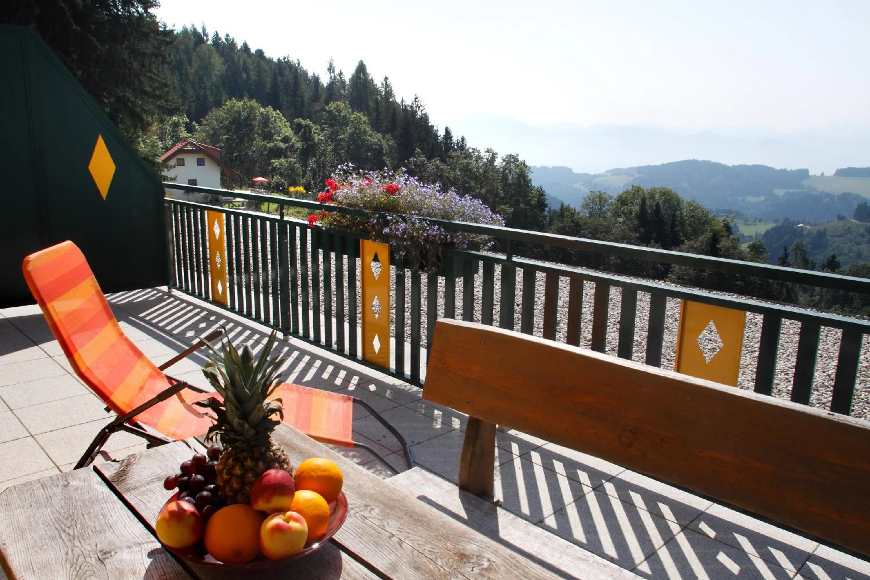 Mountain view in Familienhotel Petschnighof