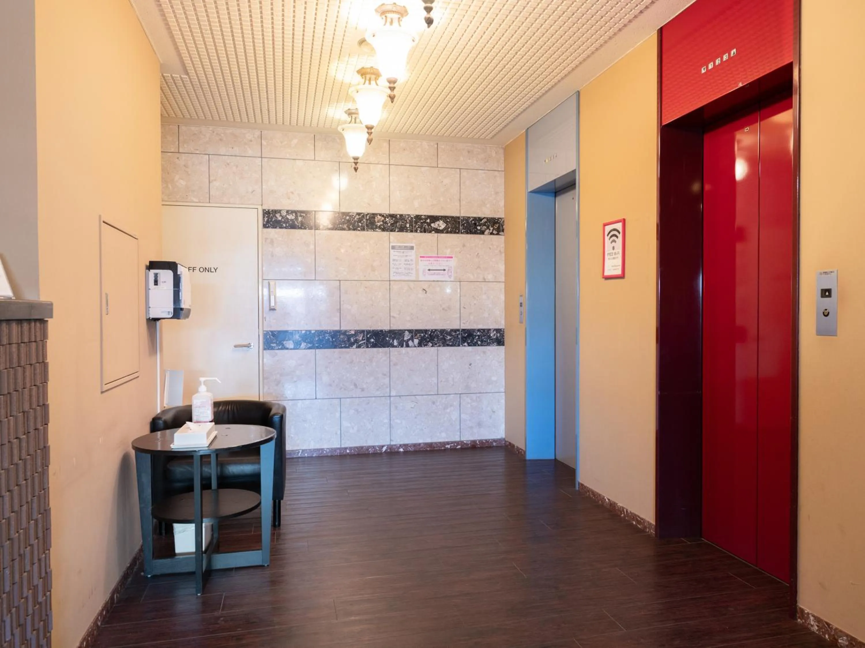 elevator in Tabist Hotel Rakuserina