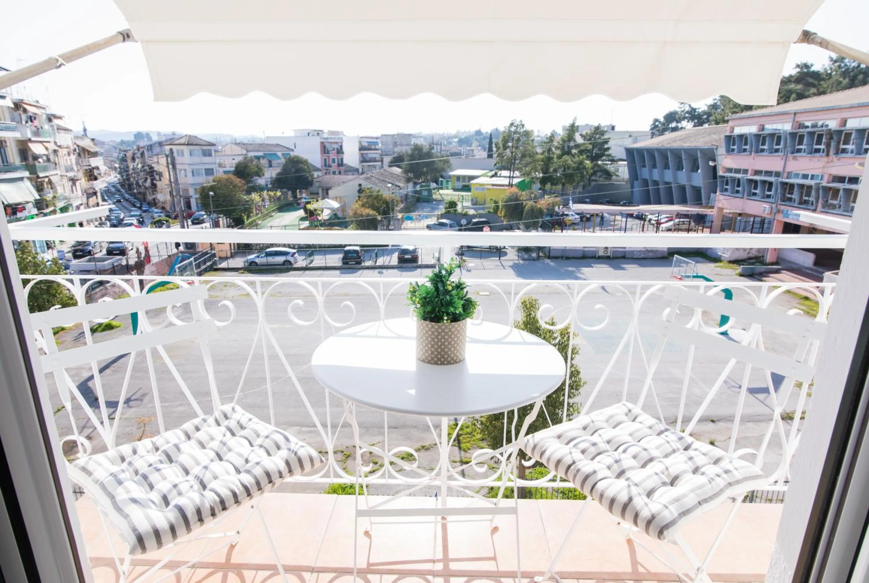 Balcony/Terrace in Corfu City Apartments