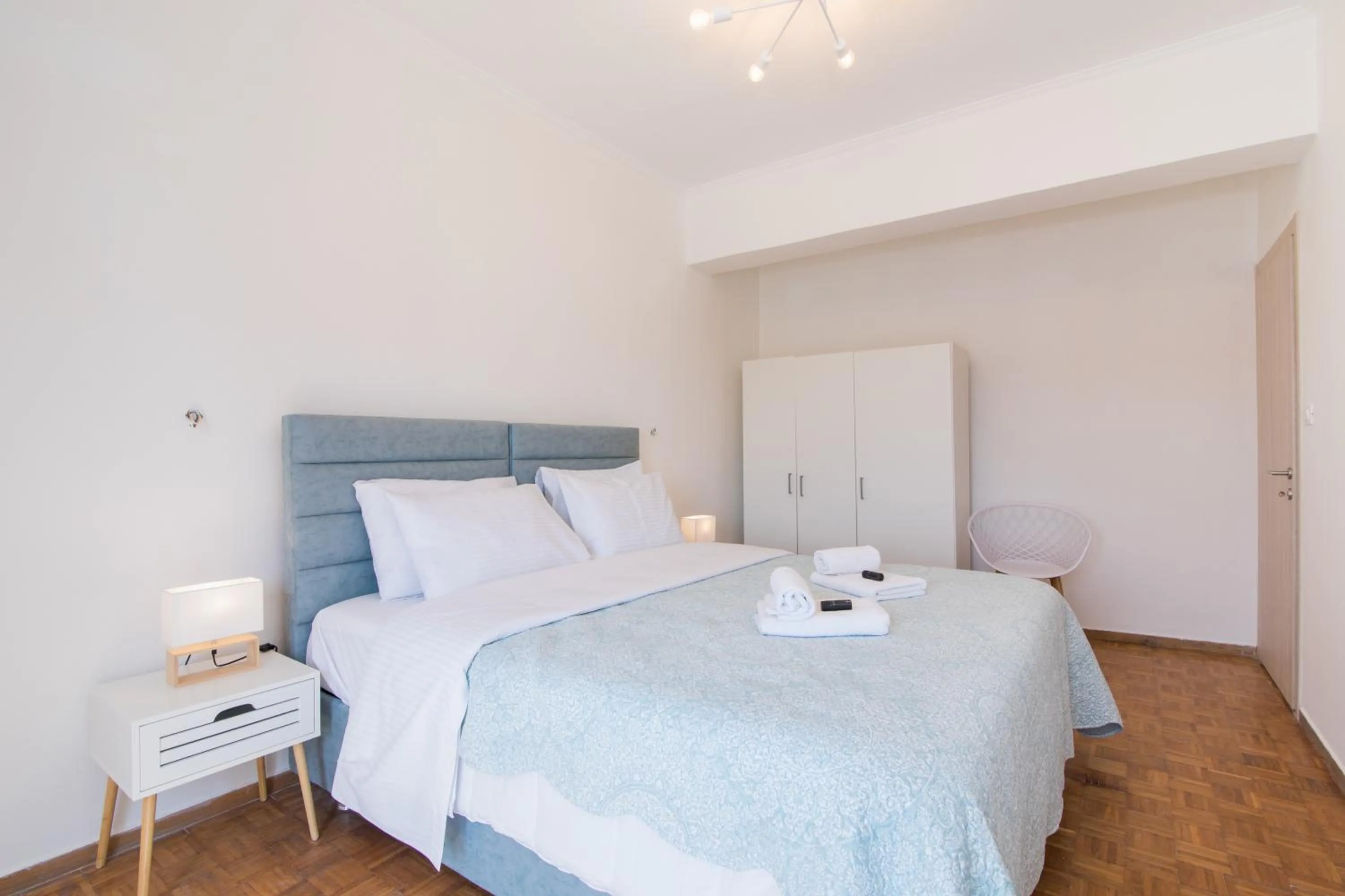 Bedroom, Bed in Corfu City Apartments