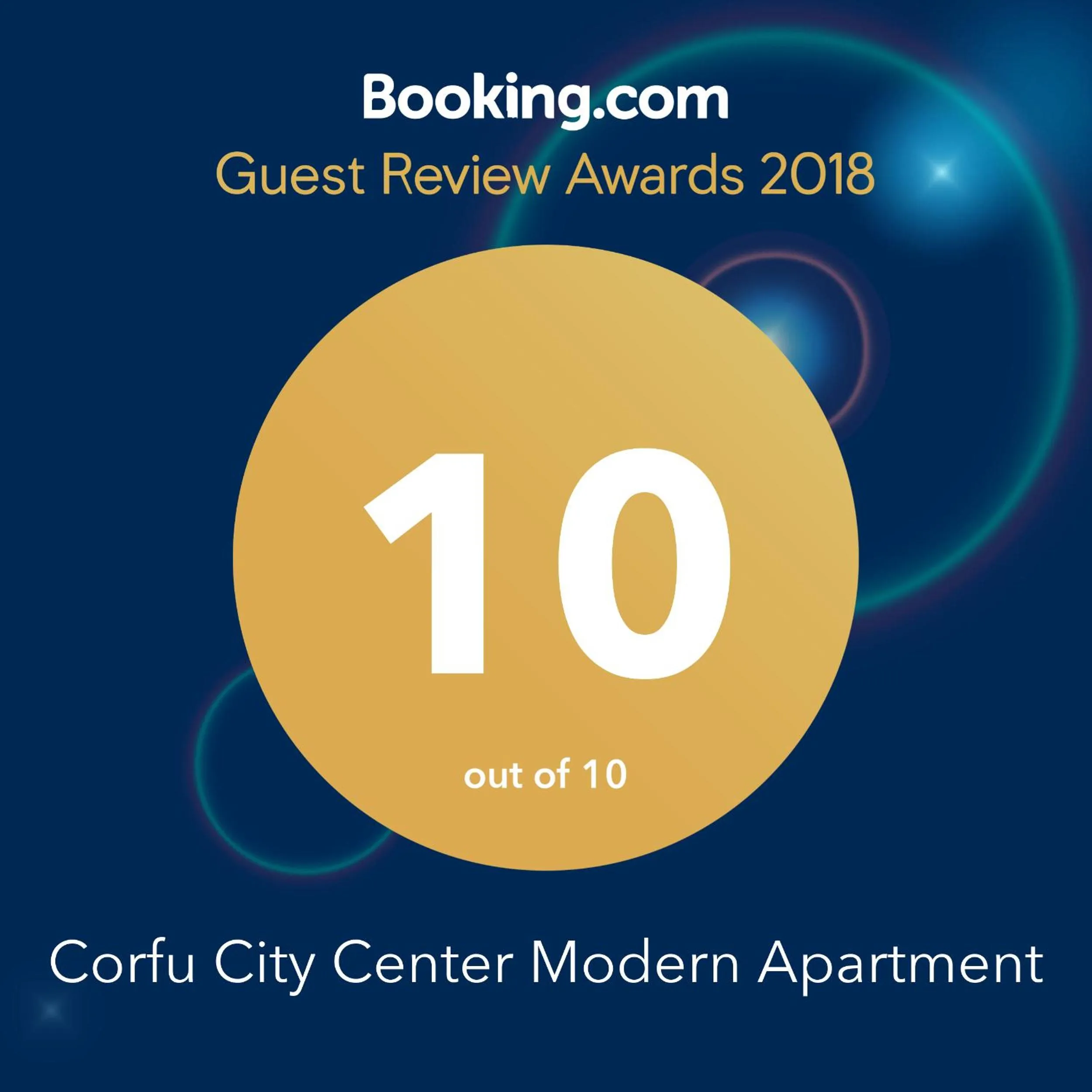 Certificate/Award in Corfu City Apartments