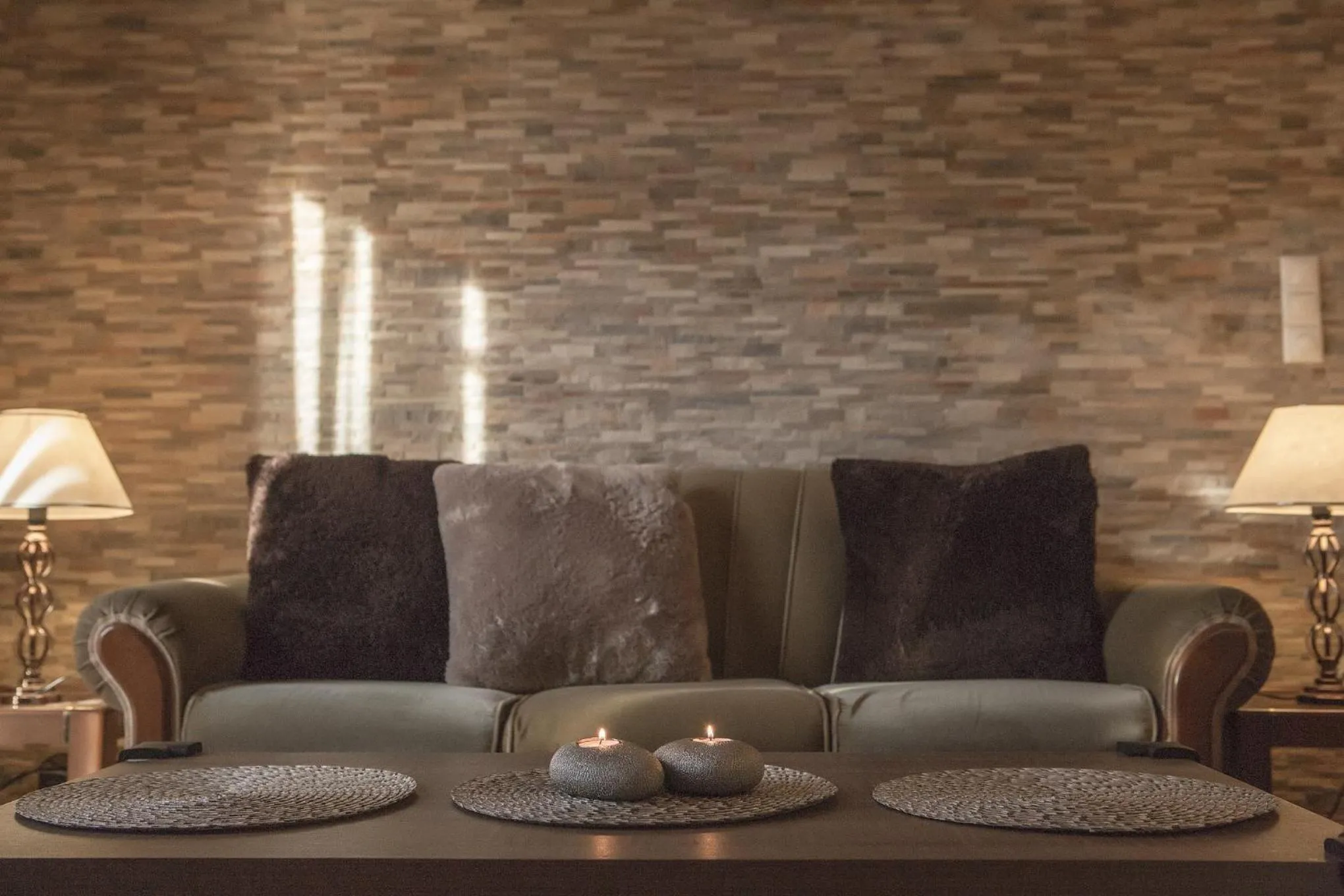 Living room in Corfu City Apartments