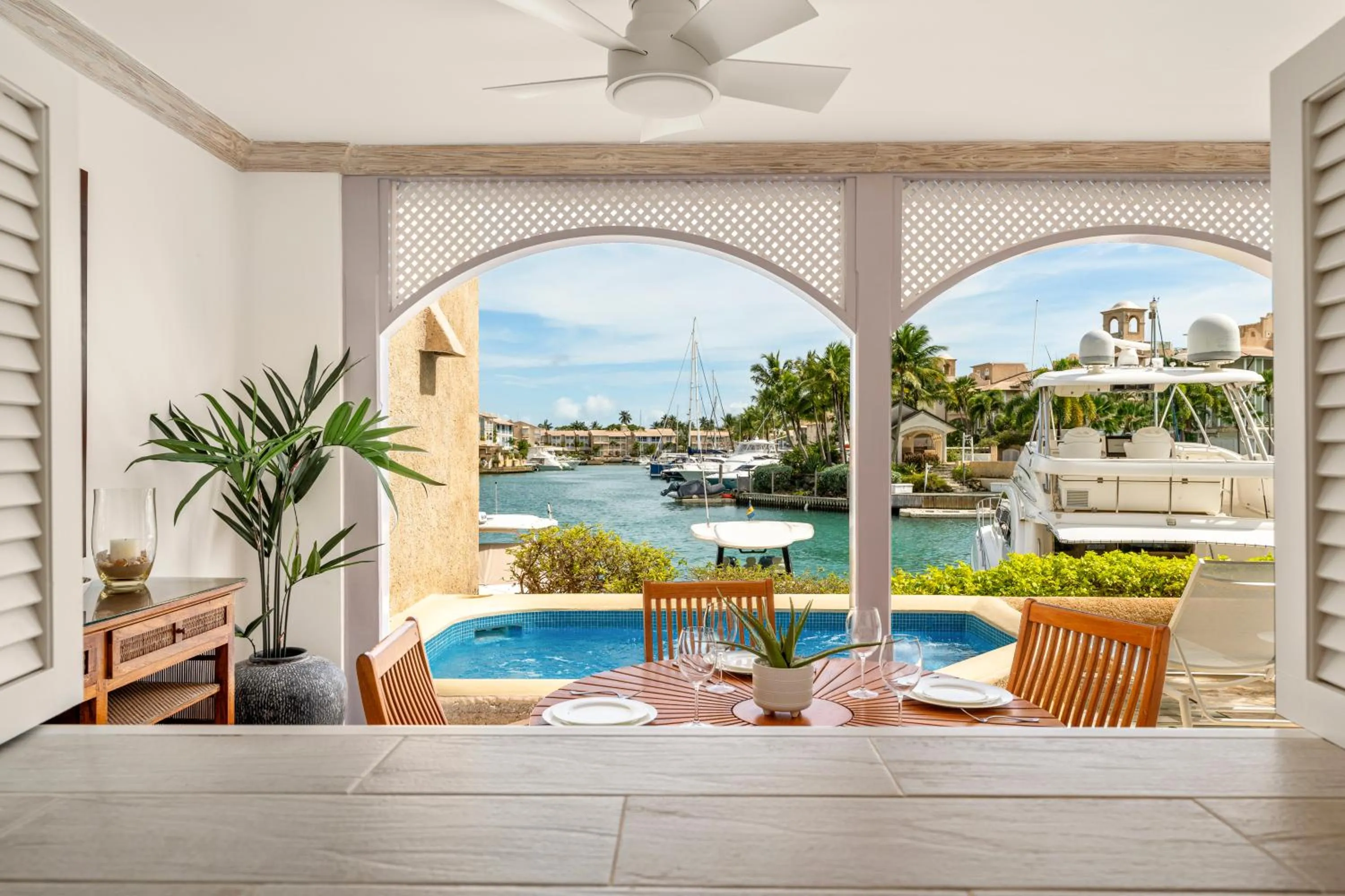 Patio in Port St. Charles