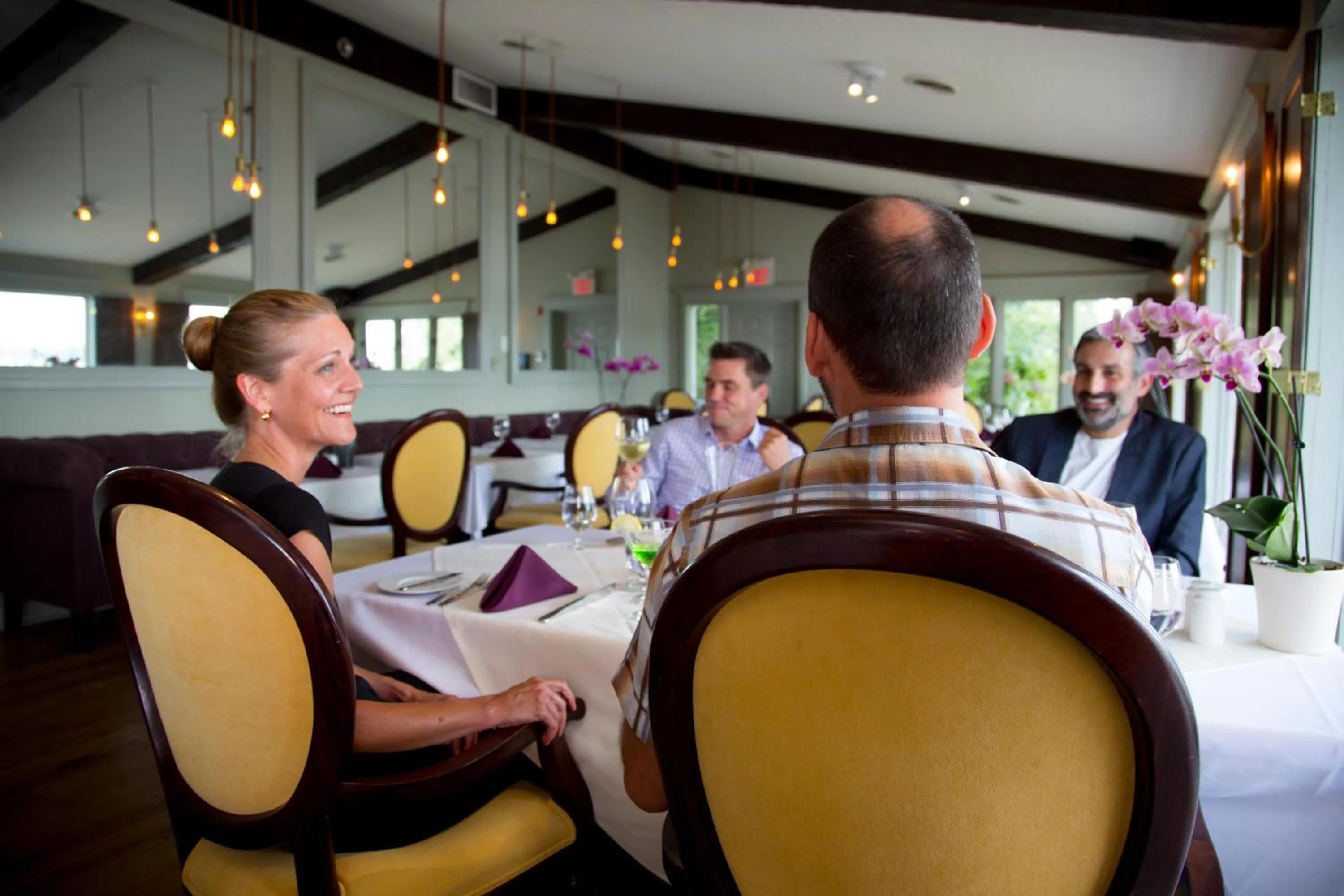 Dining area in Elmhirst's Resort