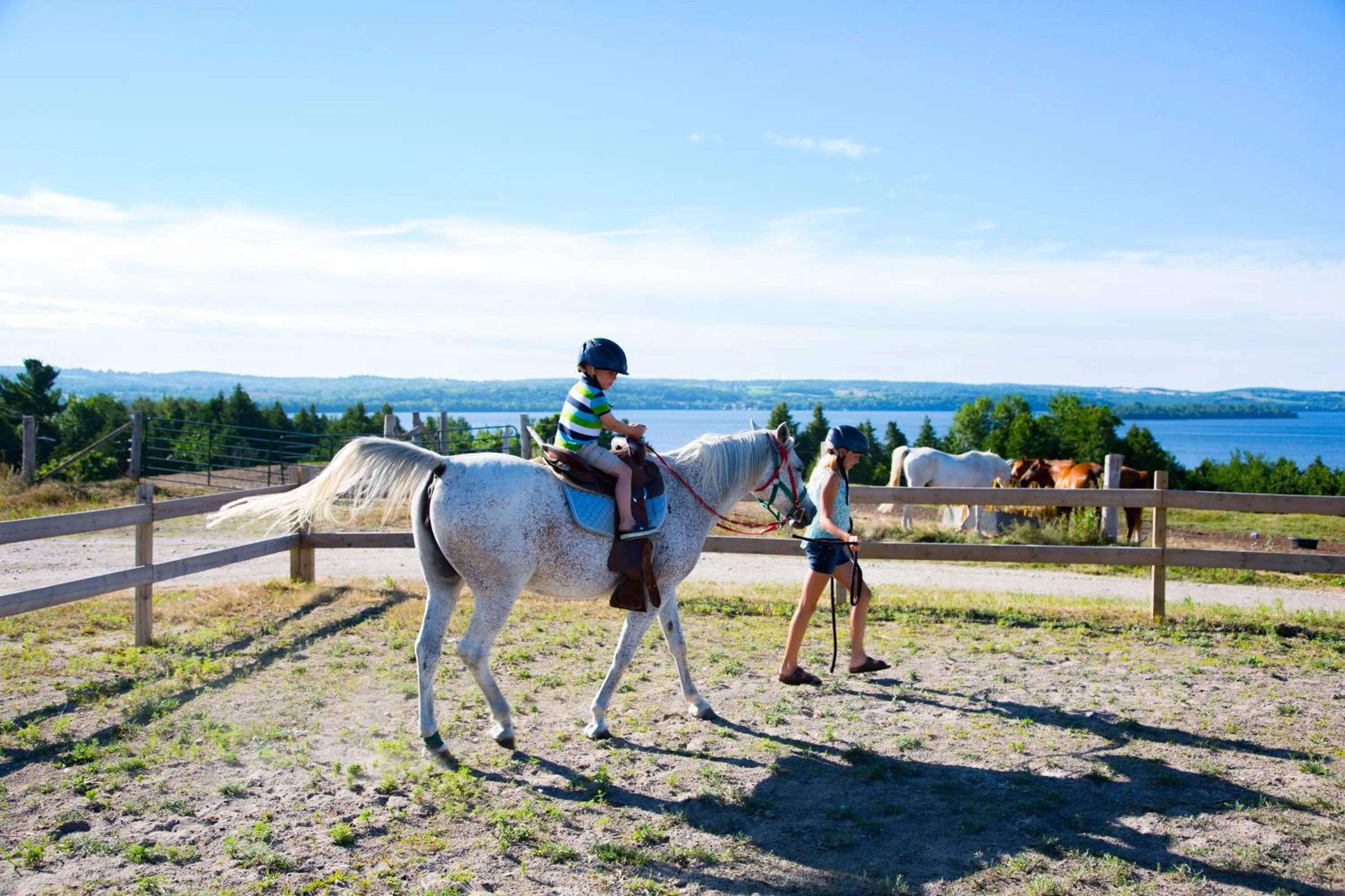 Horse-riding in Elmhirst's Resort