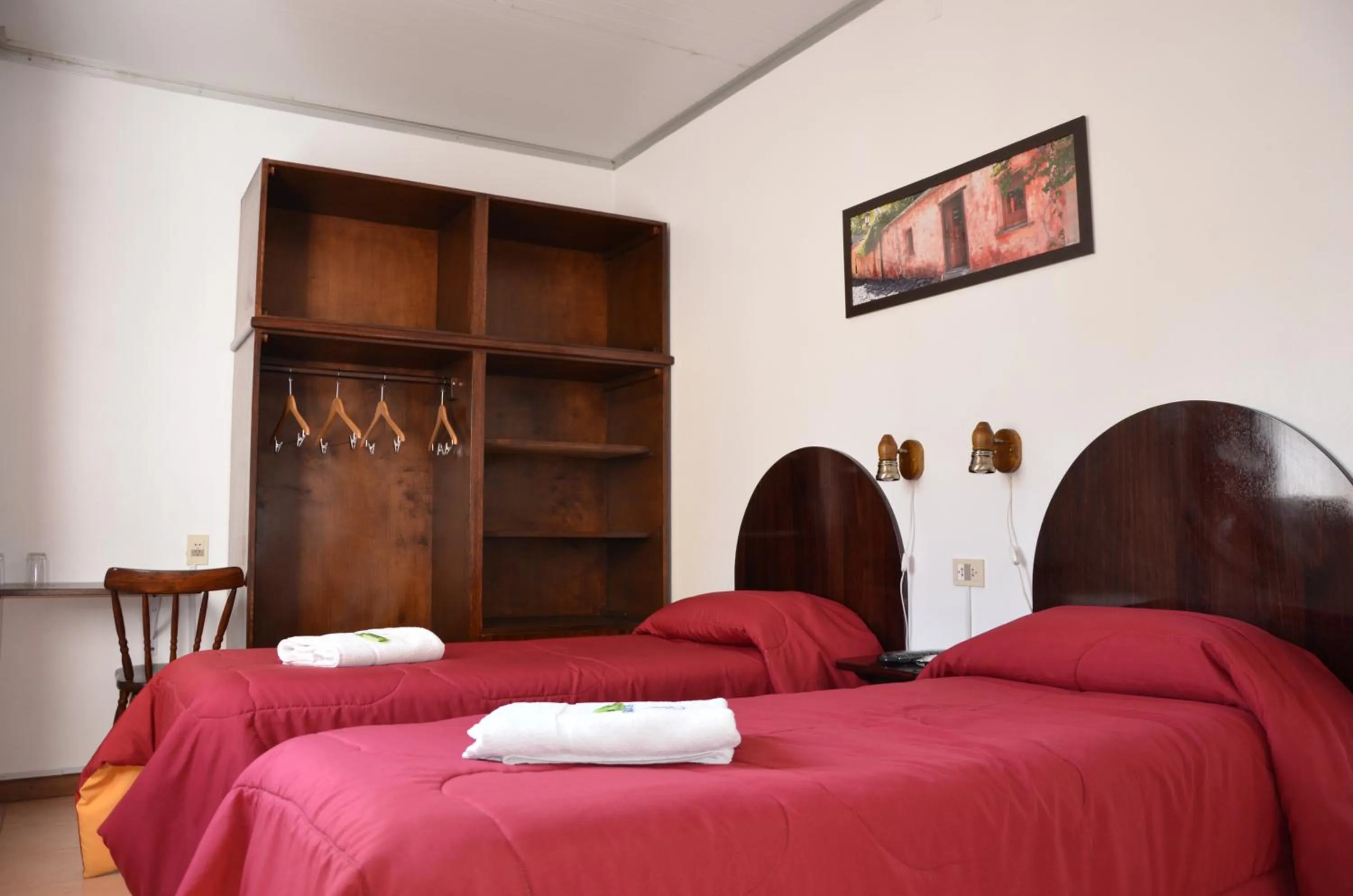 View (from property/room), Bed in Hotel Romi