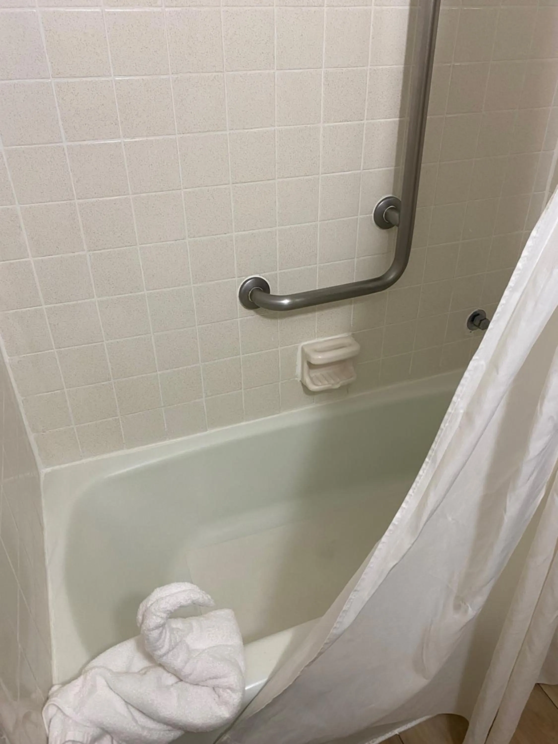 Shower in Days Inn & Suites by Wyndham Fort Pierce Midtown