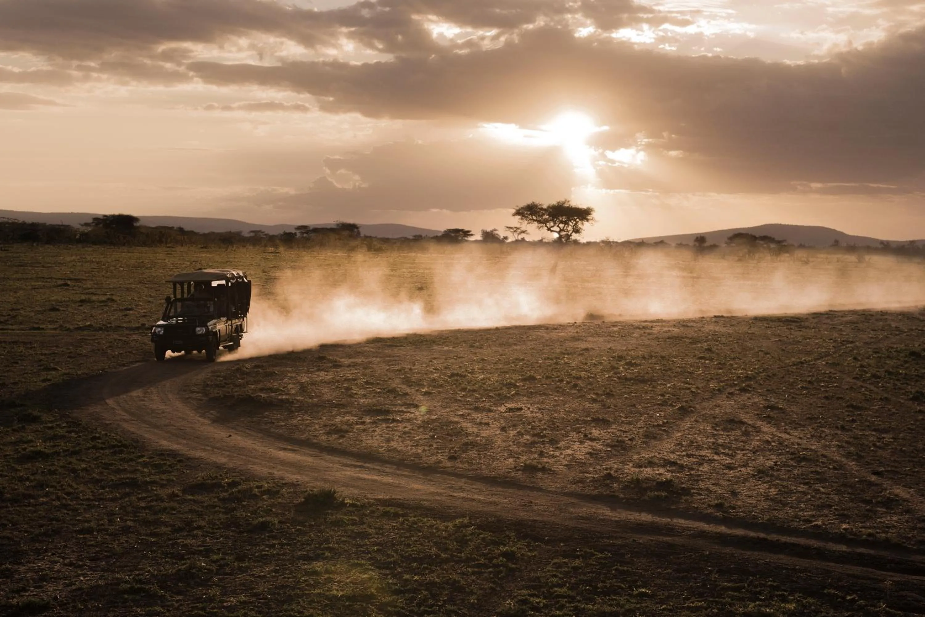 Natural landscape in Olarro Plains