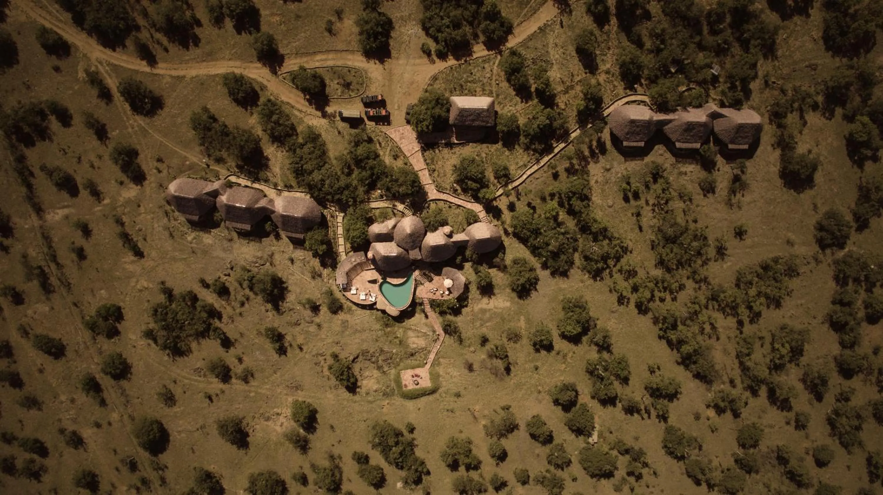 Bird's eye view in Olarro Plains