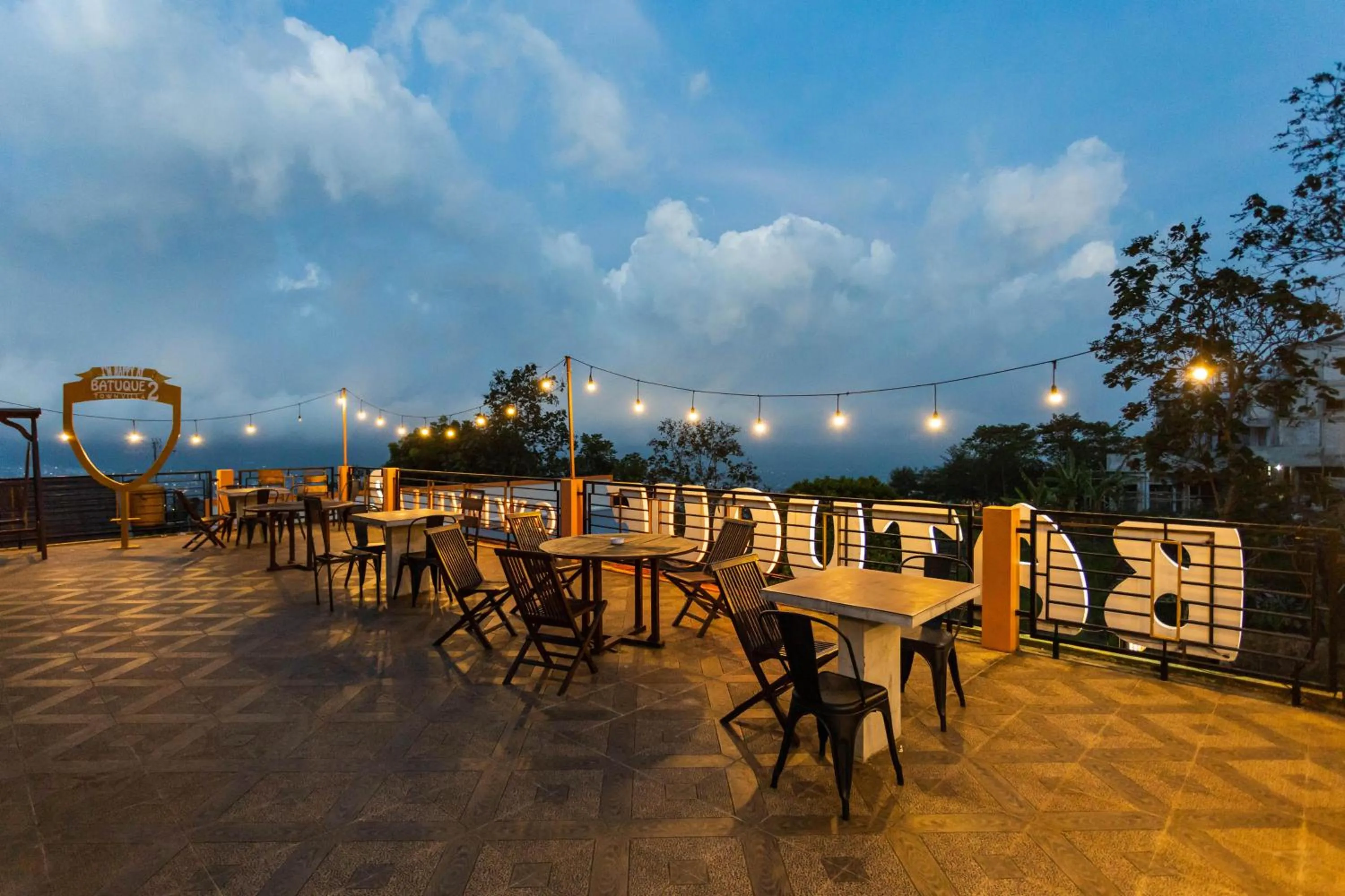 Patio in Batuque Town Villa 2