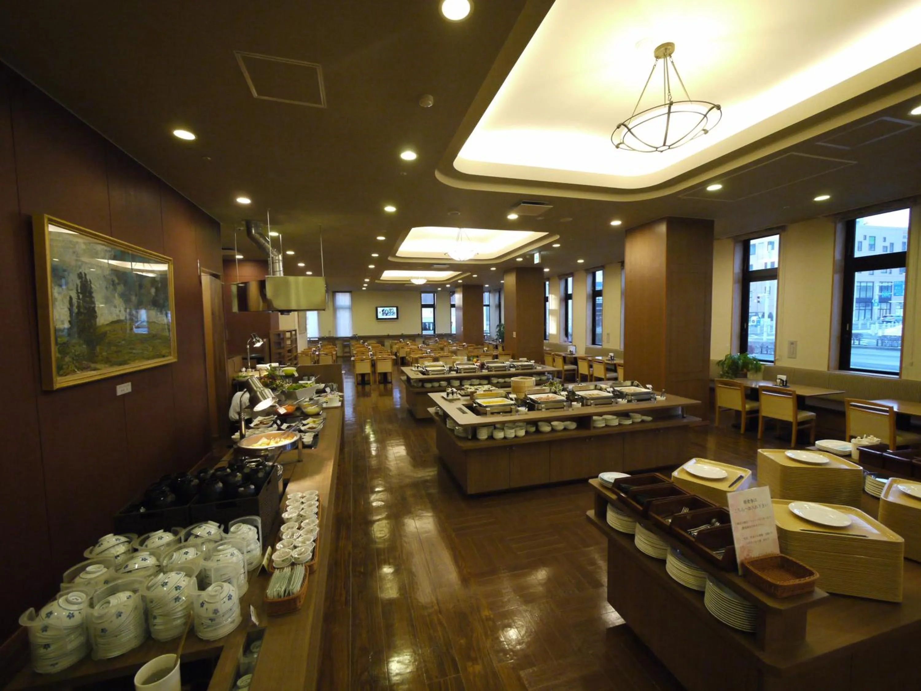 Buffet breakfast in Route Inn Grantia Hakodate Ekimae