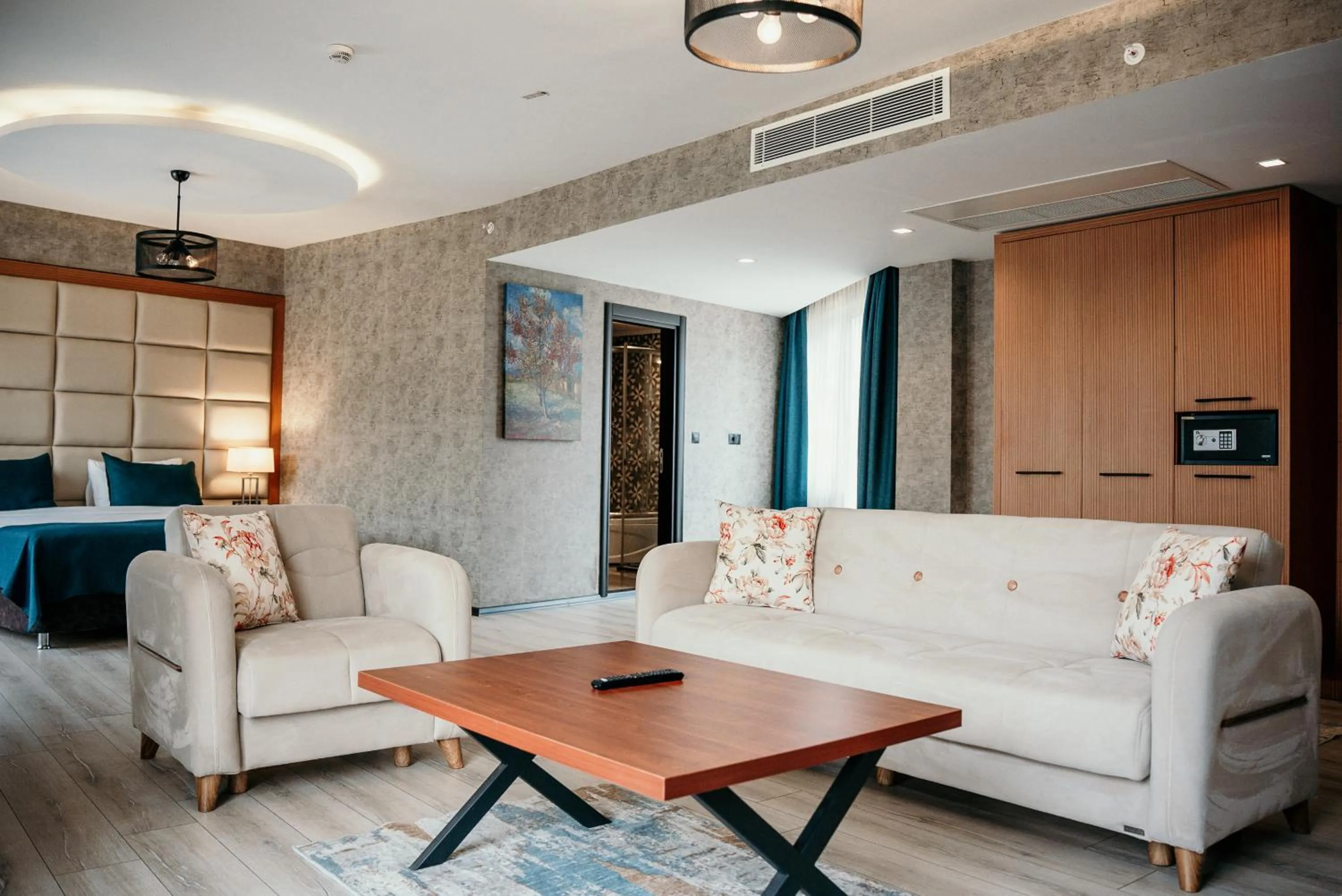 Bed in Grand Vaves Hotel