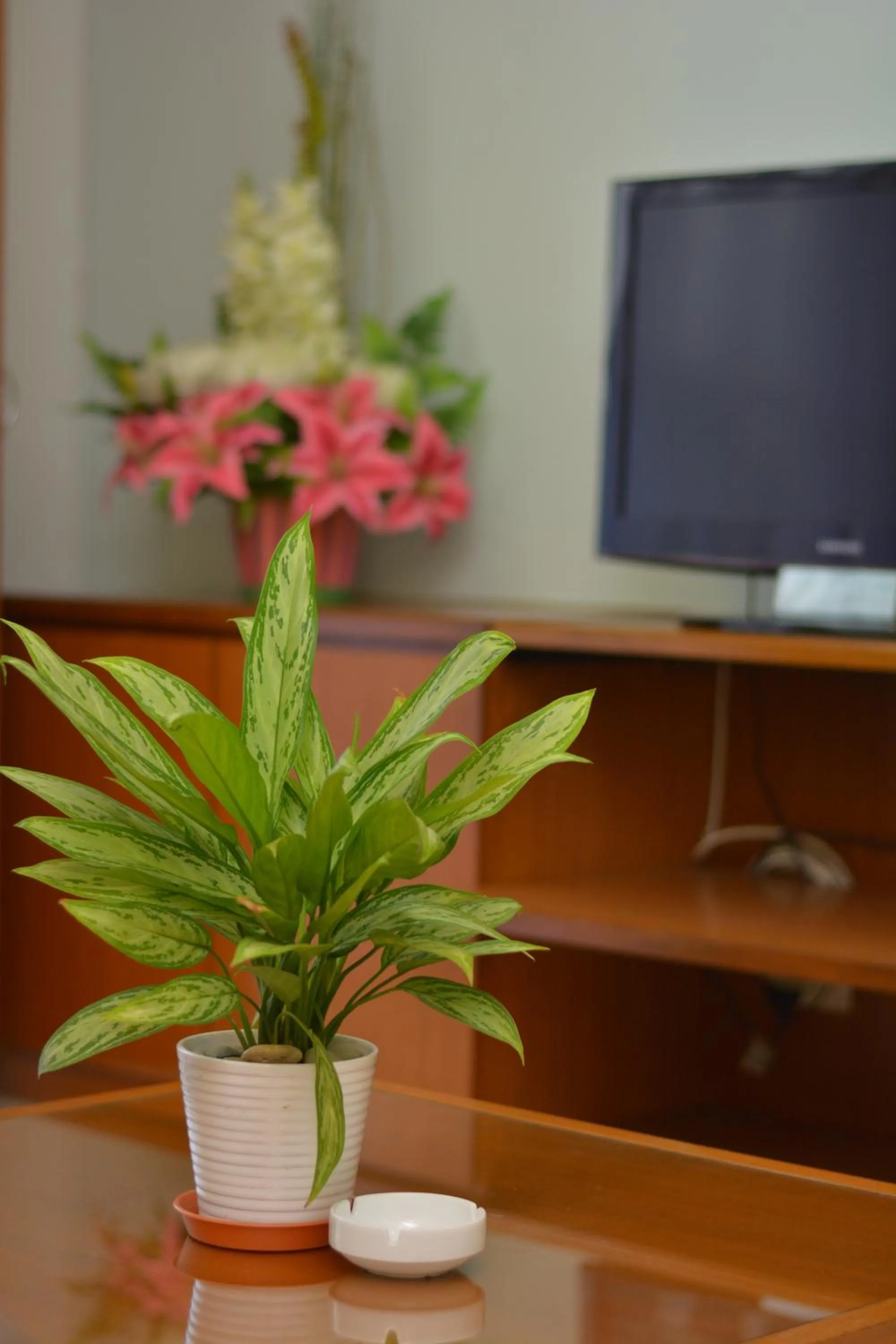 Living room in The Maple Suite