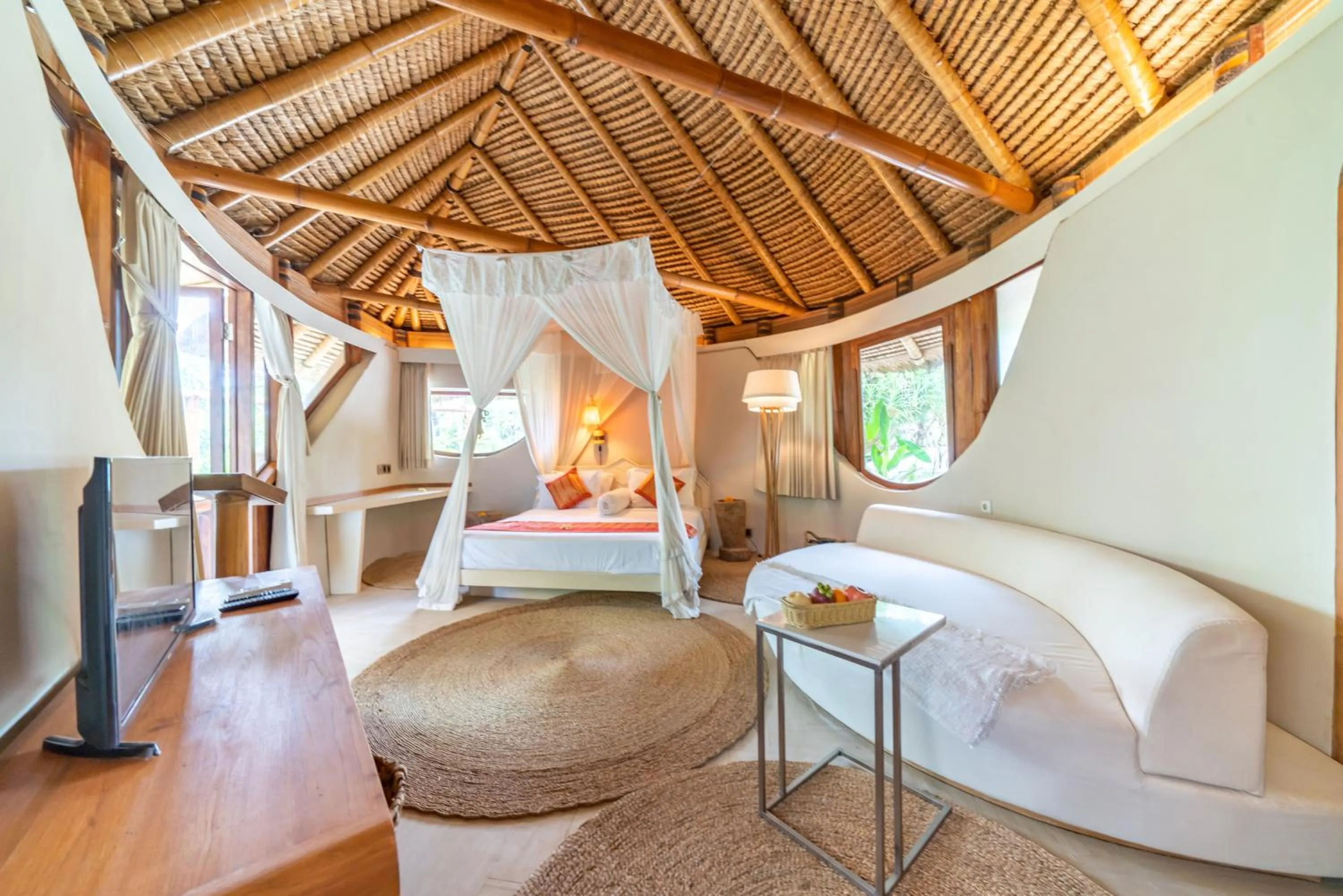 Photo of the whole room, Bed in Sejuk Beach Villas