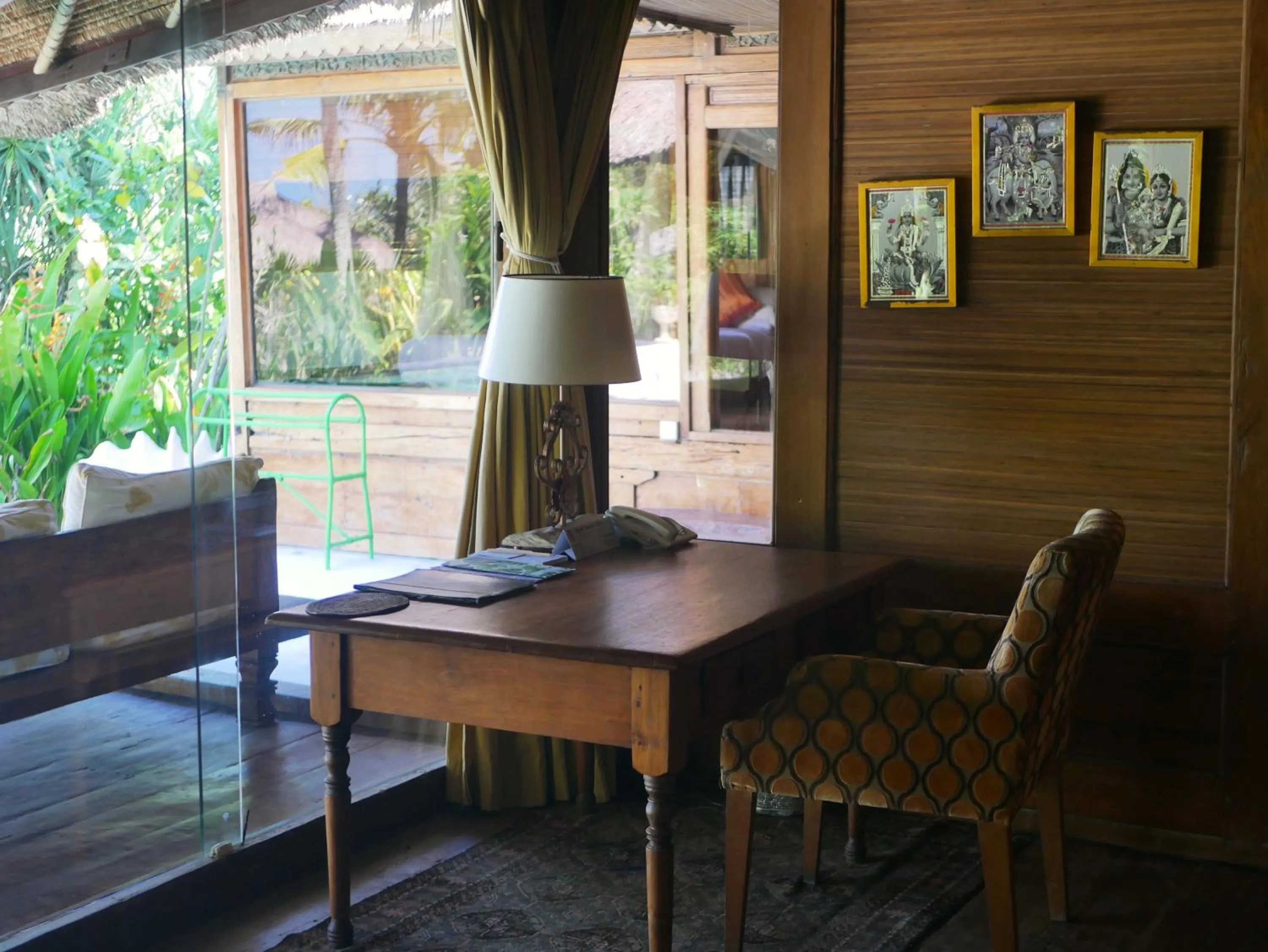 Seating area in Sejuk Beach Villas