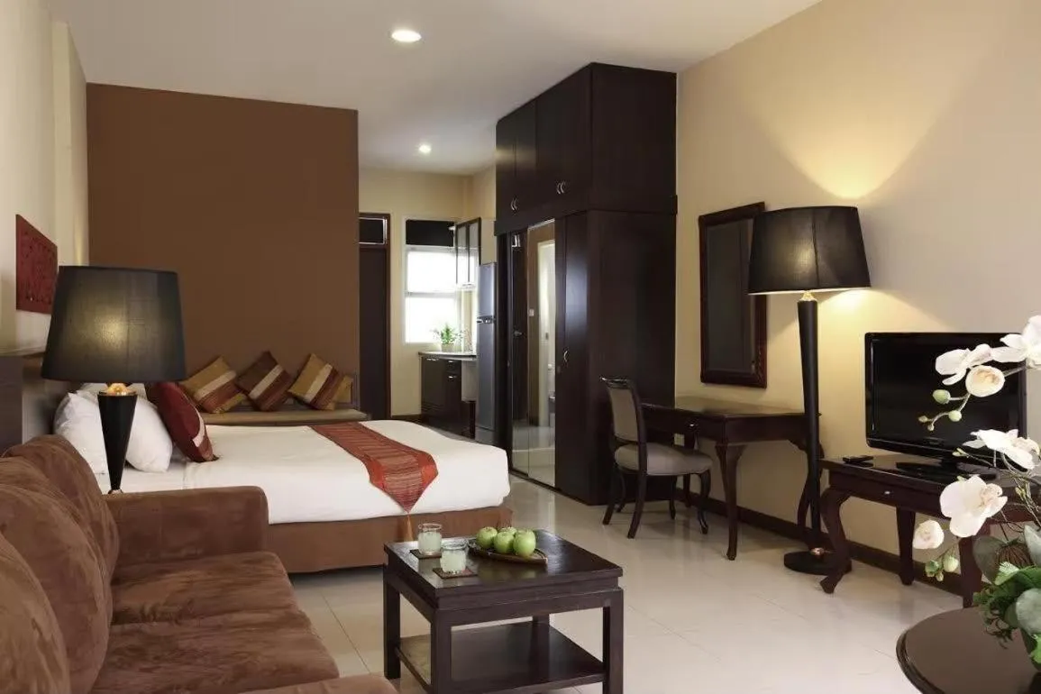 Bed in Piman Garden Boutique Hotel