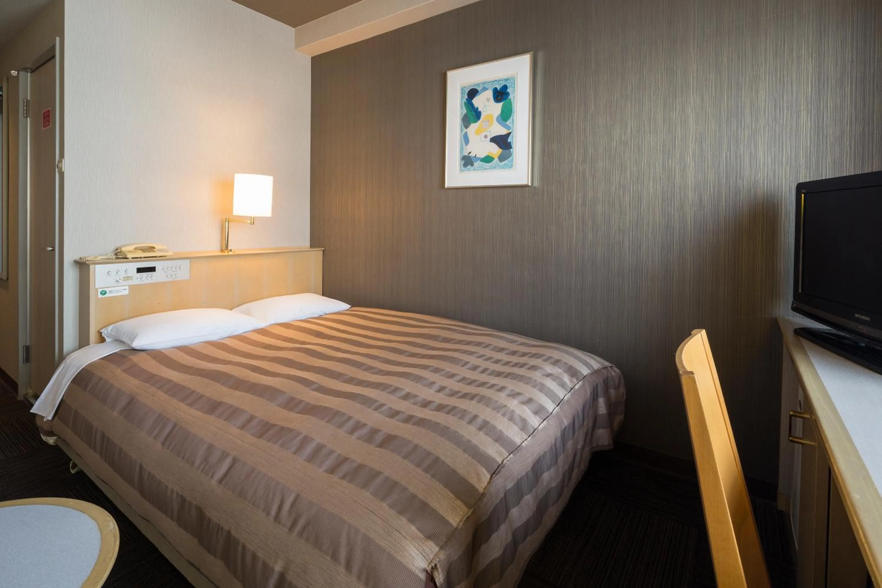 Bed in Ark Hotel Kyoto -ROUTE INN HOTELS-