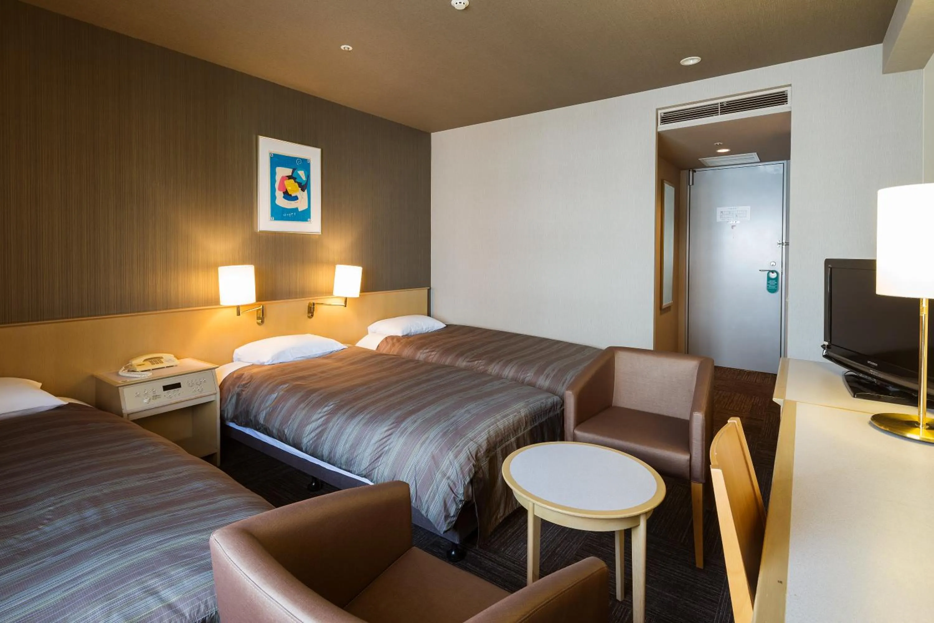 Bed in Ark Hotel Kyoto -ROUTE INN HOTELS-