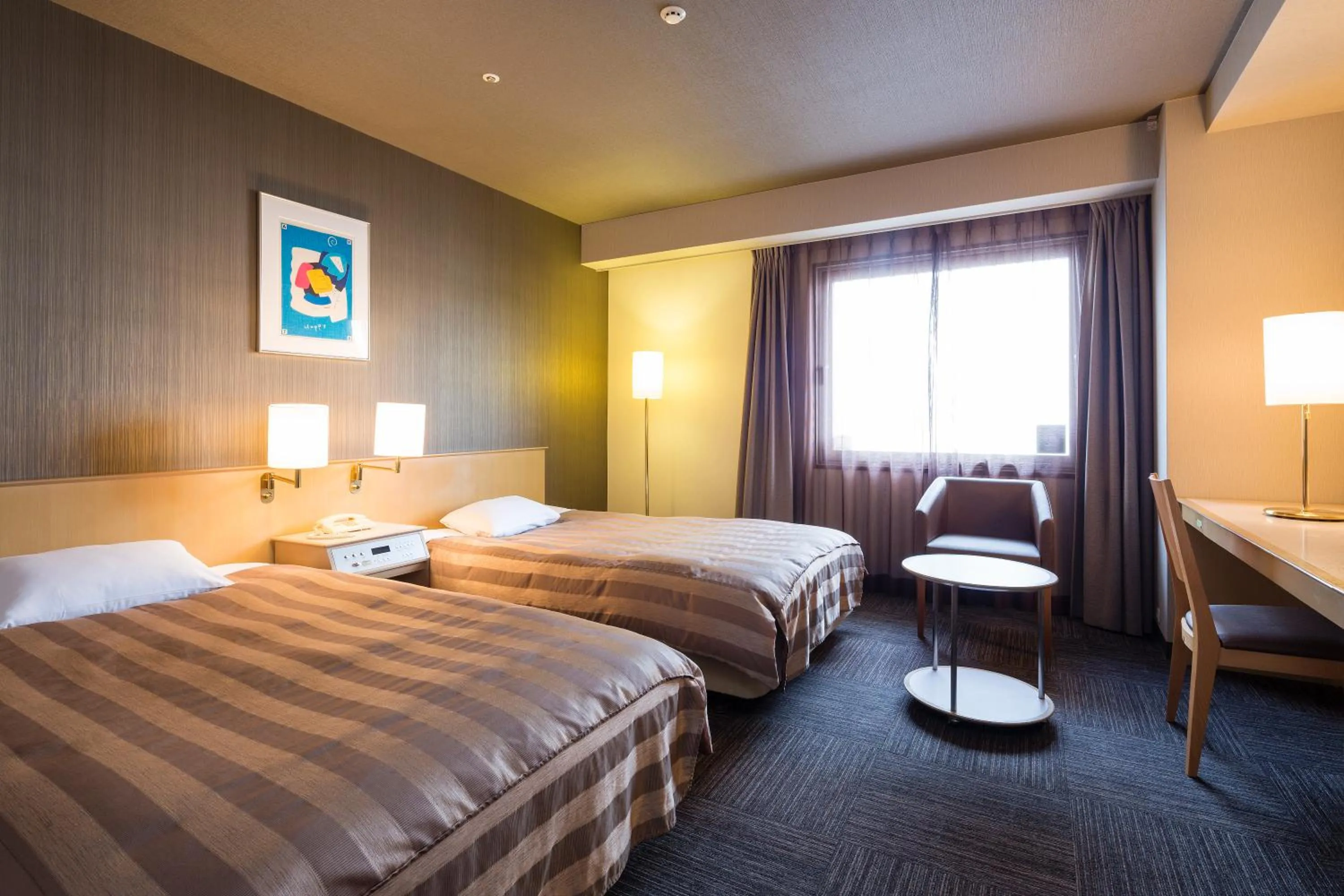 Bed in Ark Hotel Kyoto -ROUTE INN HOTELS-