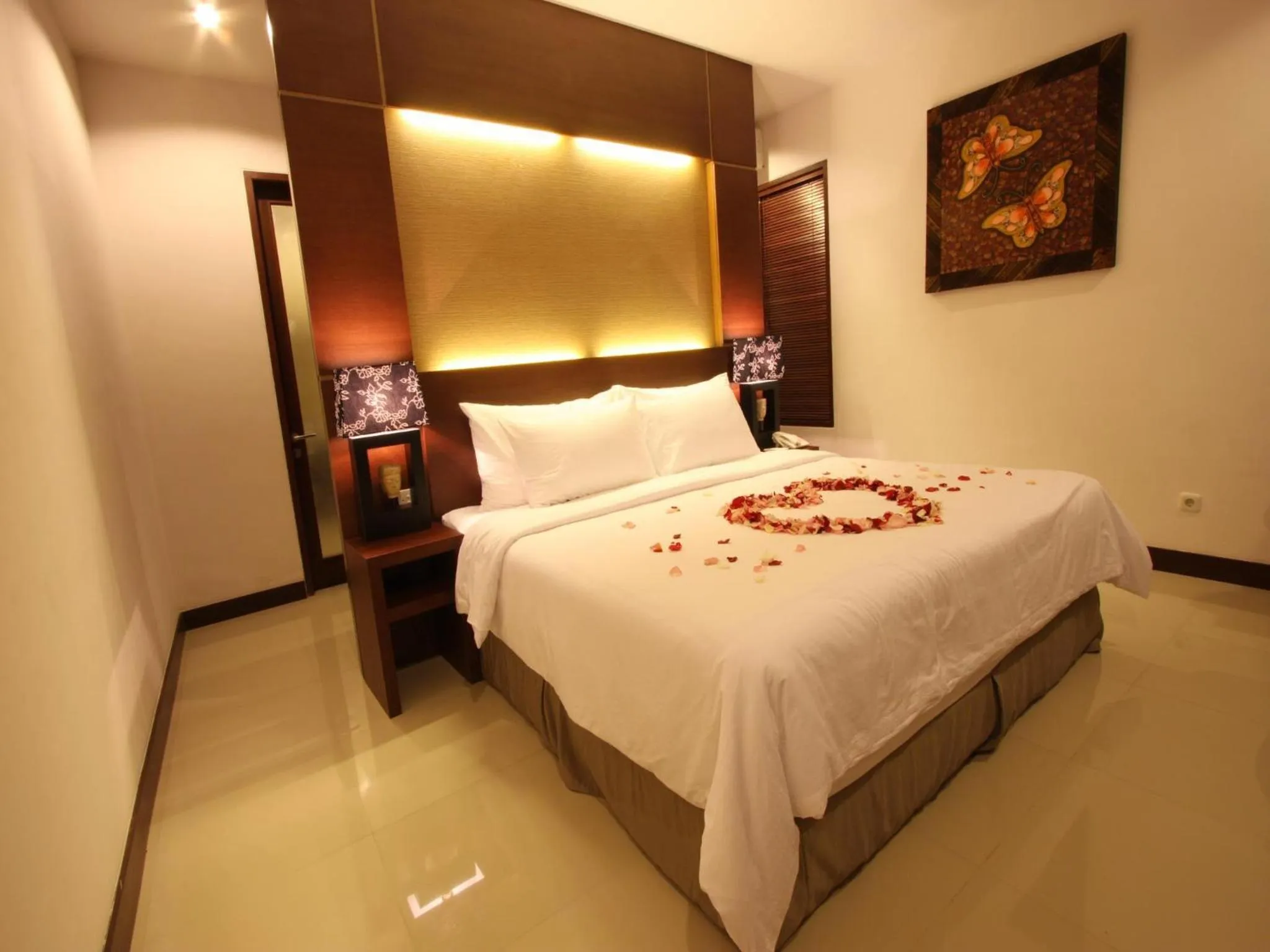 Bed in Grania Bali Villas