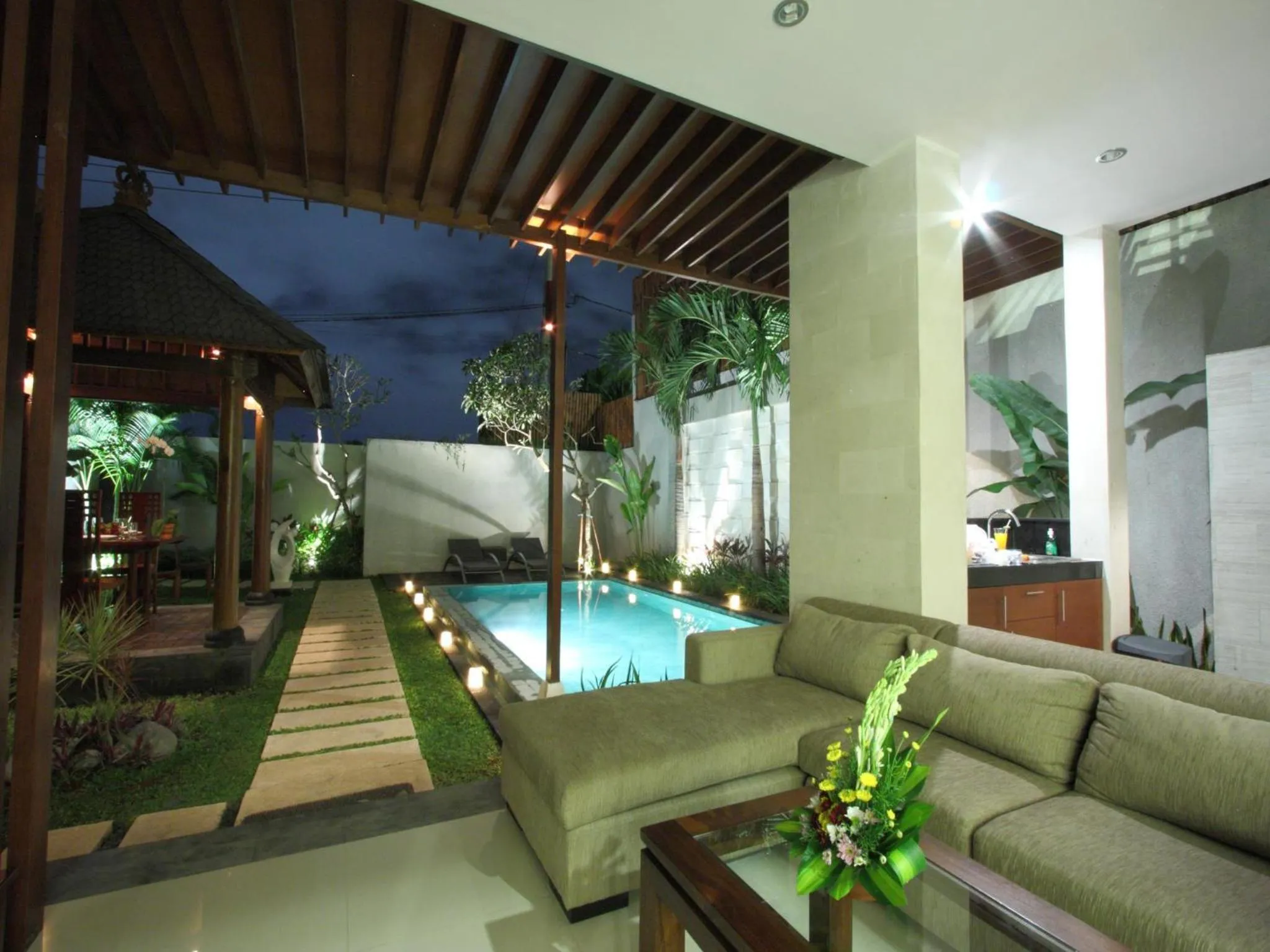 Living room in Grania Bali Villas