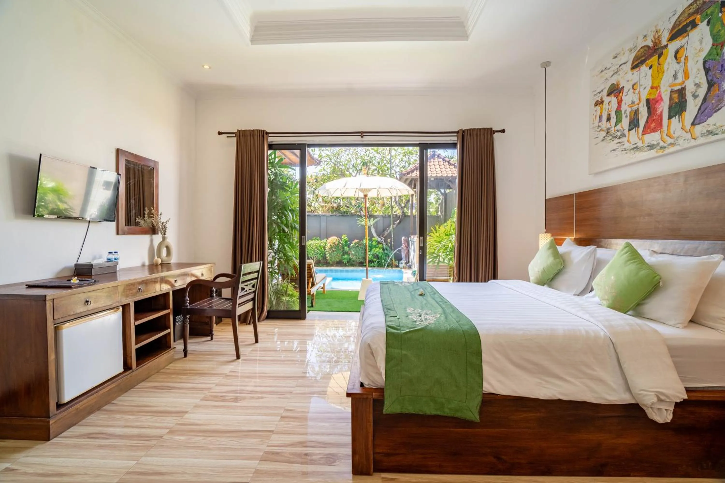 Bed in Gracia Bali Villas & Apartment Managed by Manara