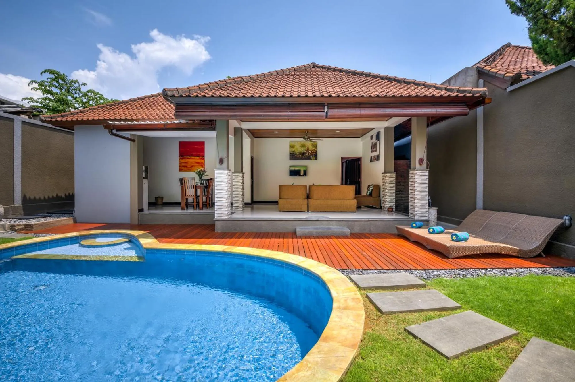 Swimming pool in Gracia Bali Villas & Apartment Managed by Manara