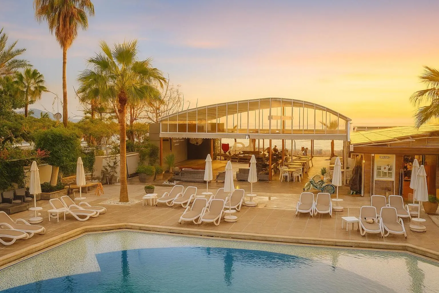 Pool view in Xperia Saray Beach Hotel