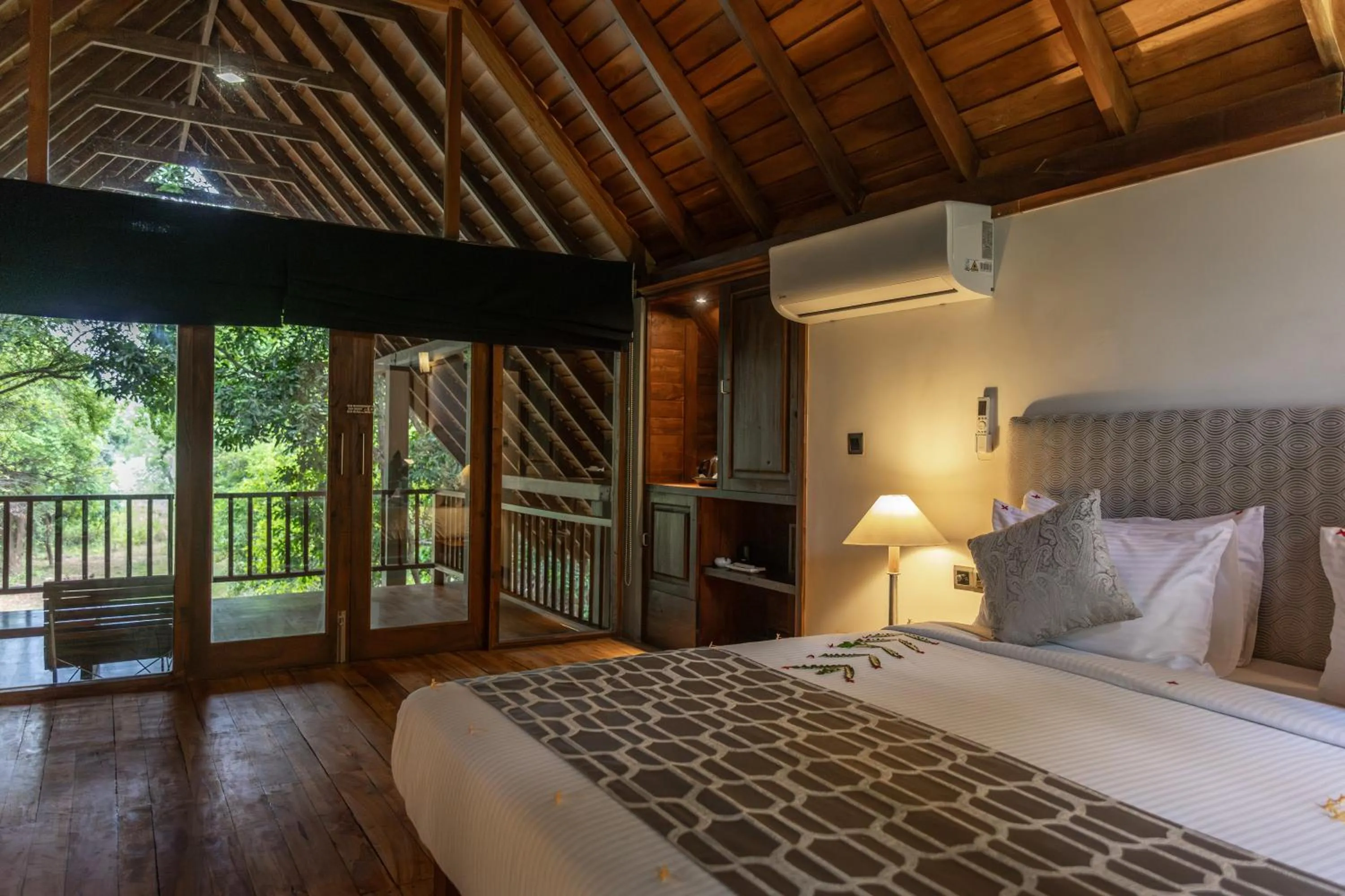 Bed in Wild Grass Nature Resort