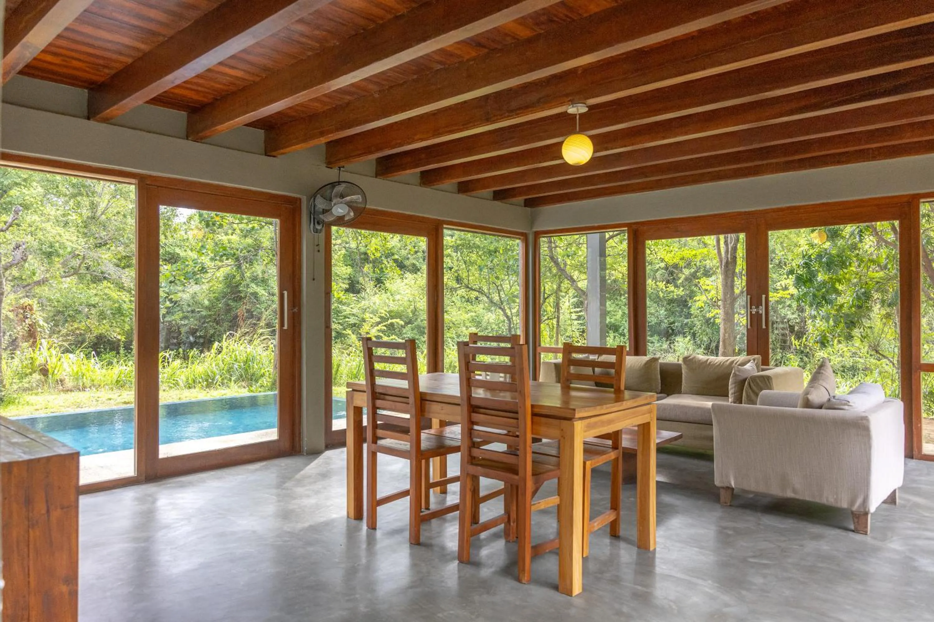Living room in Wild Grass Nature Resort