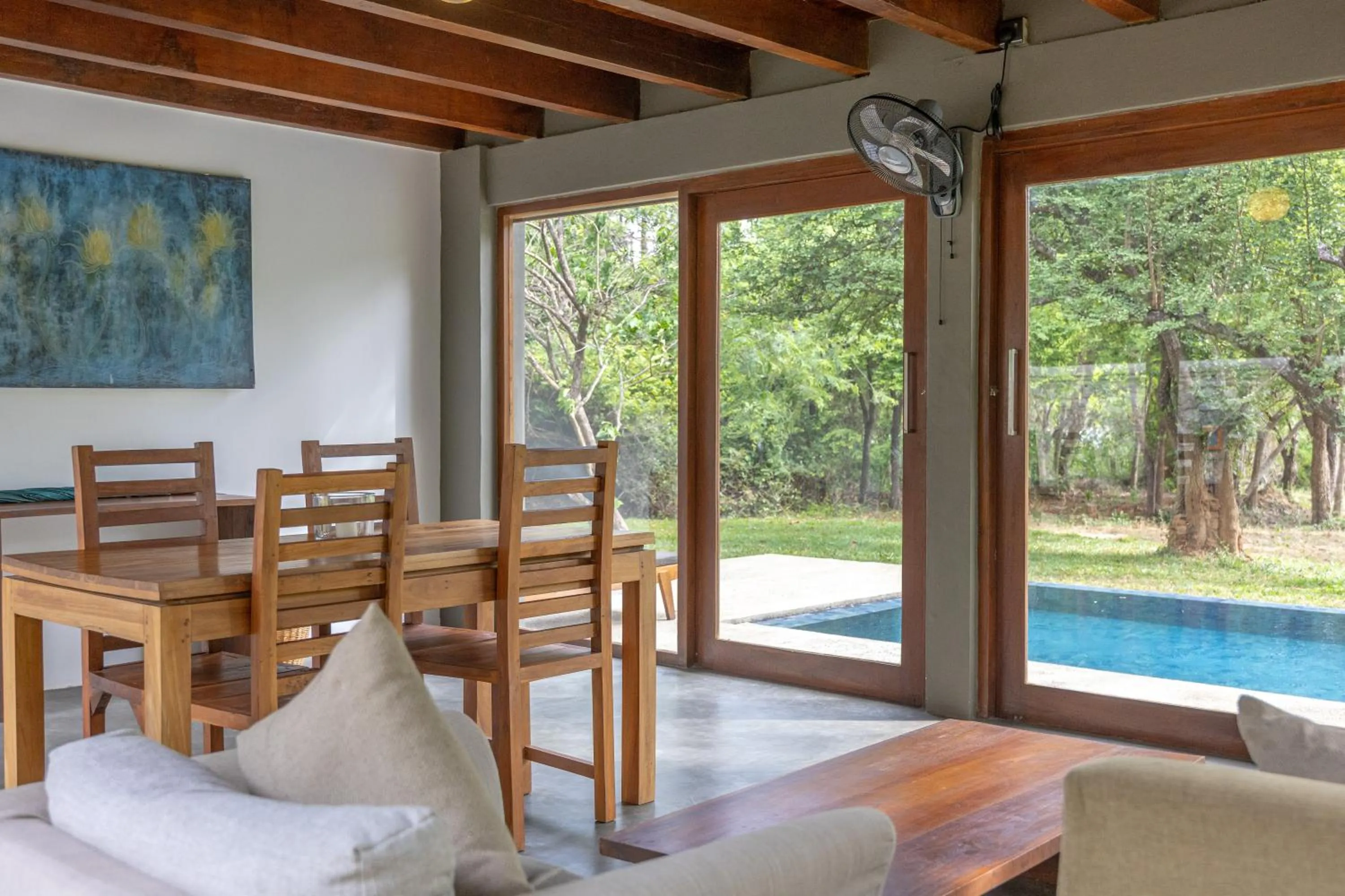 Living room in Wild Grass Nature Resort