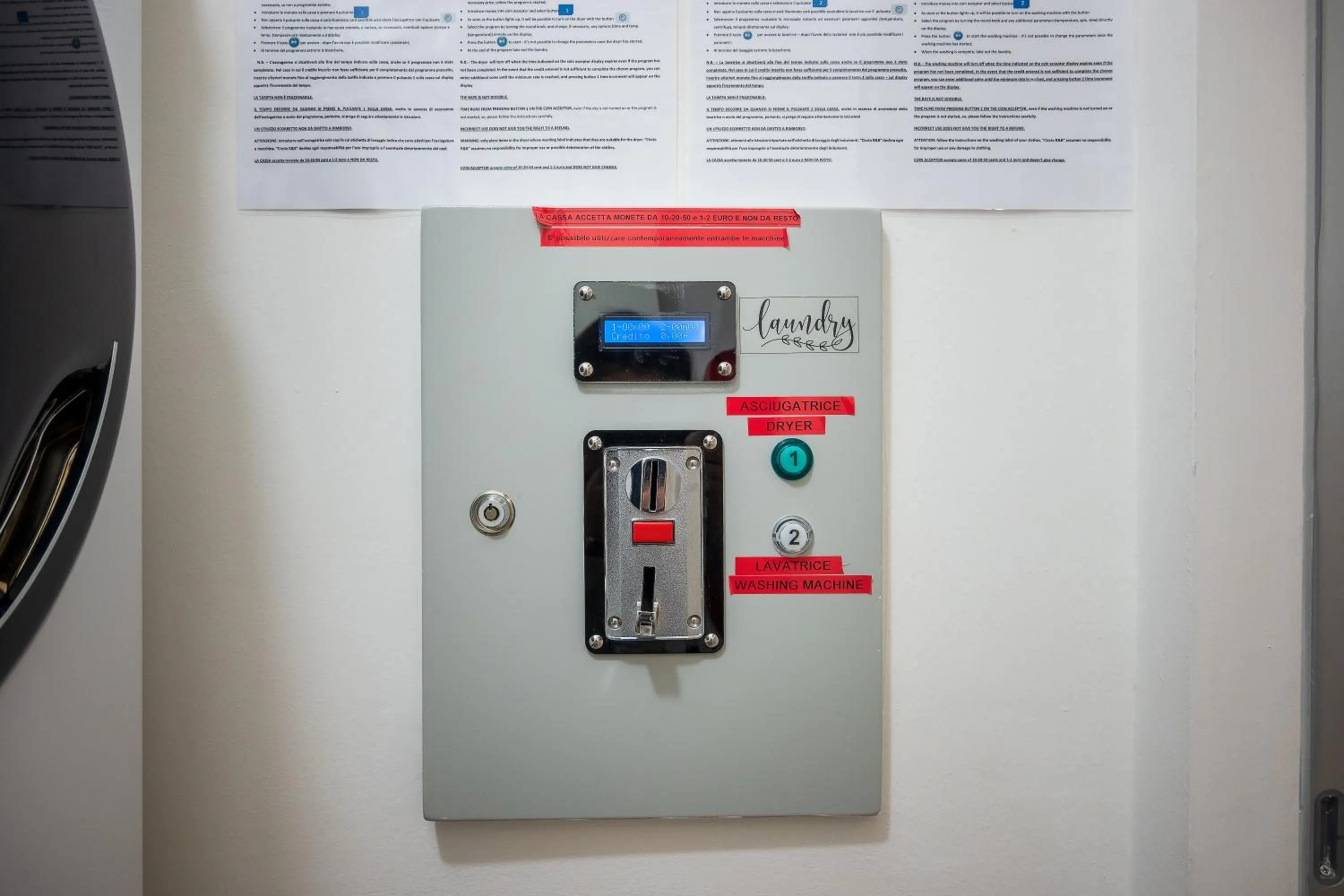 laundry in Ciccio Rooms and breakfast - Self check-in