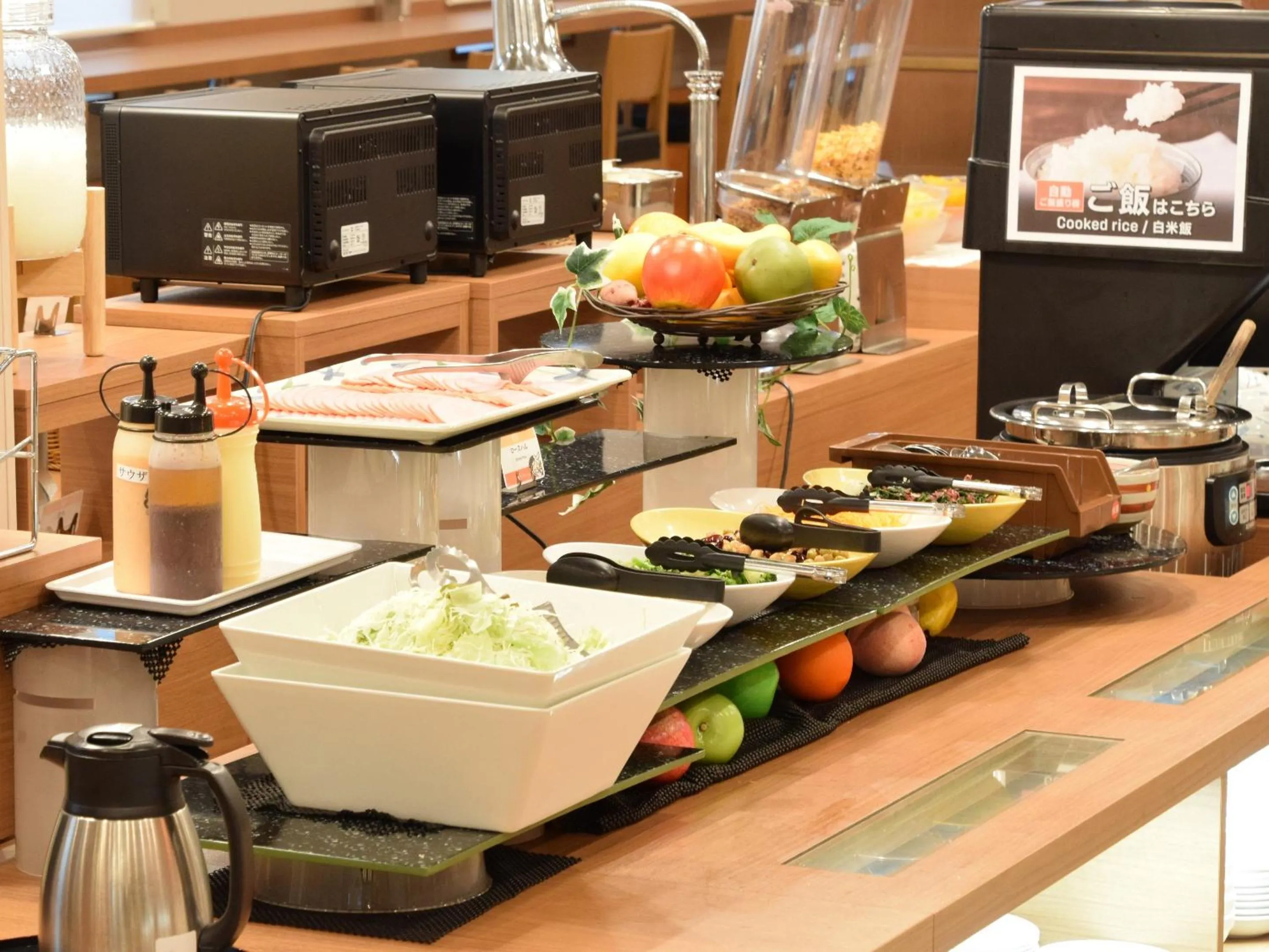 Breakfast in Hotel Route-Inn Kanazawa Ekimae