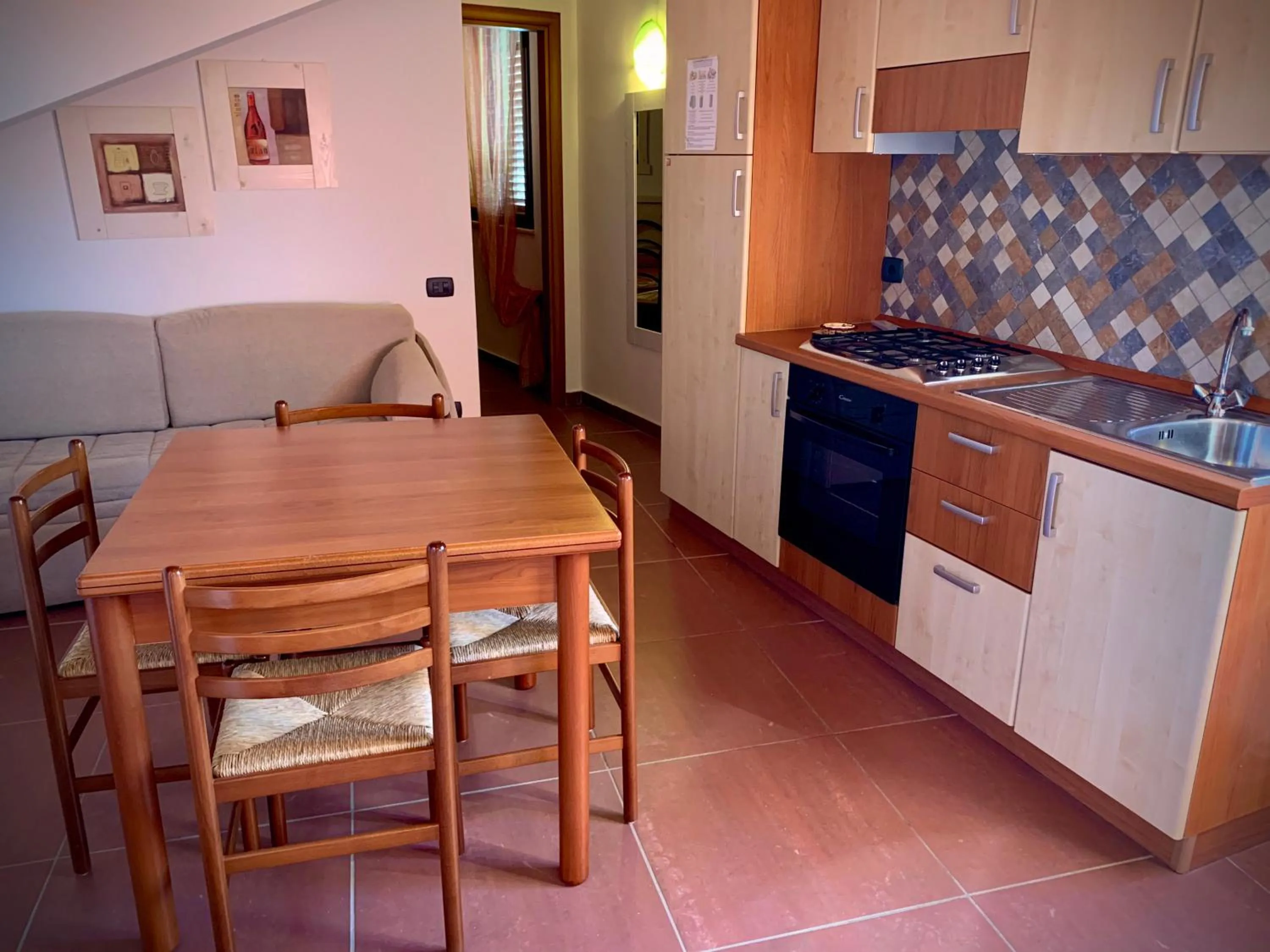Kitchen or kitchenette in Residence La Luna Nel Pozzo
