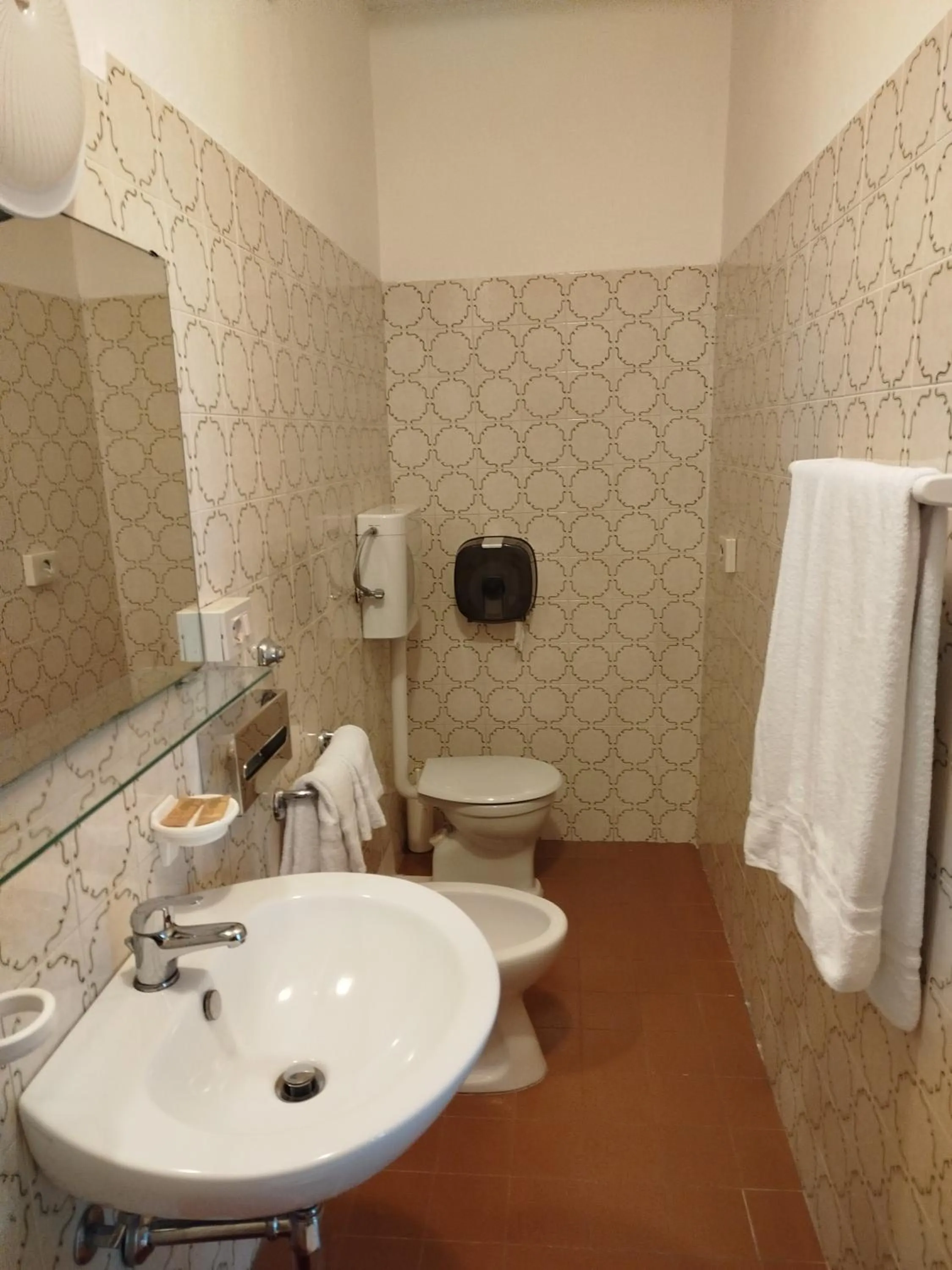 Toilet in Hotel Silva Frontemare
