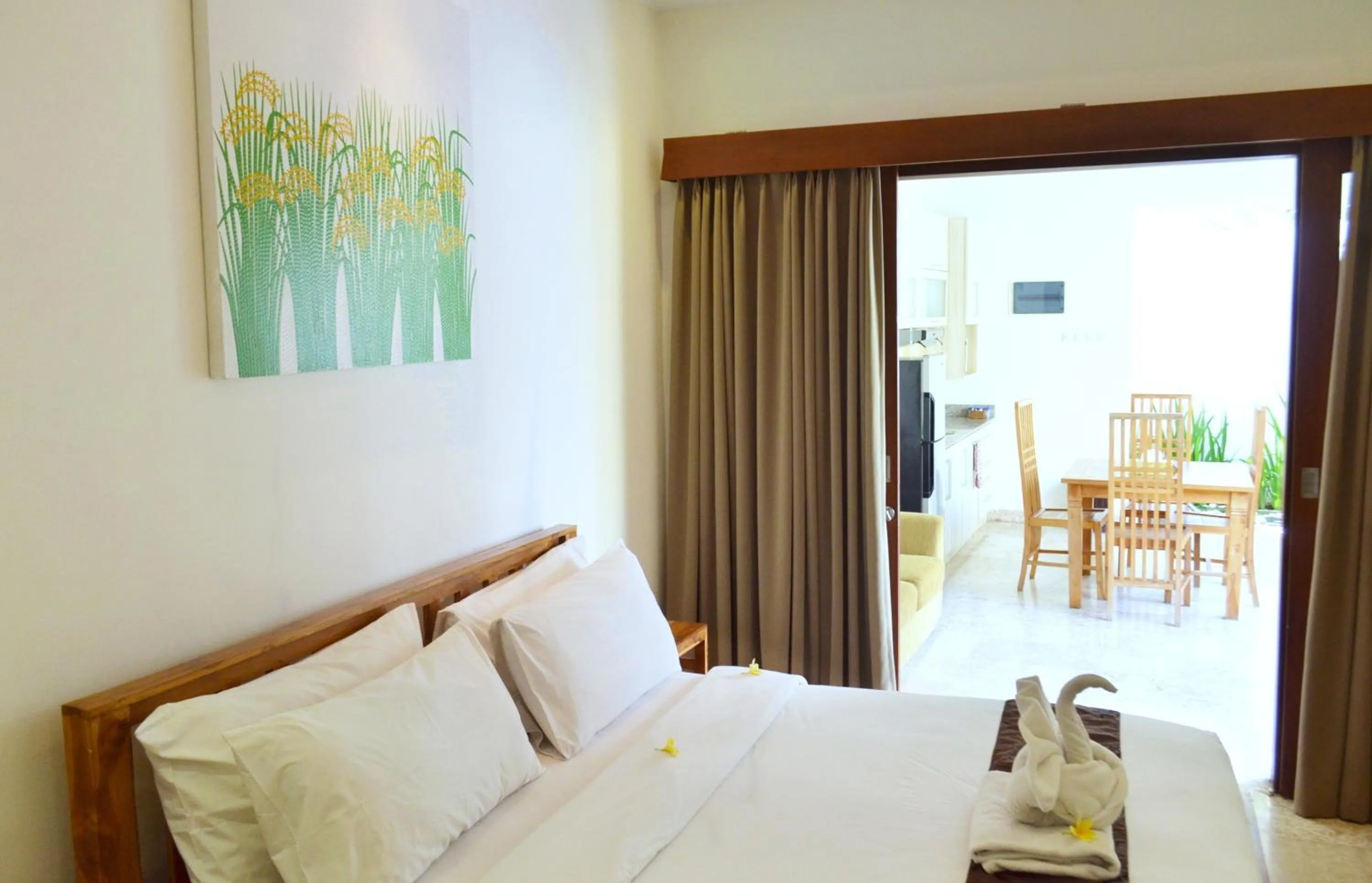 Bed in The Jas Villas